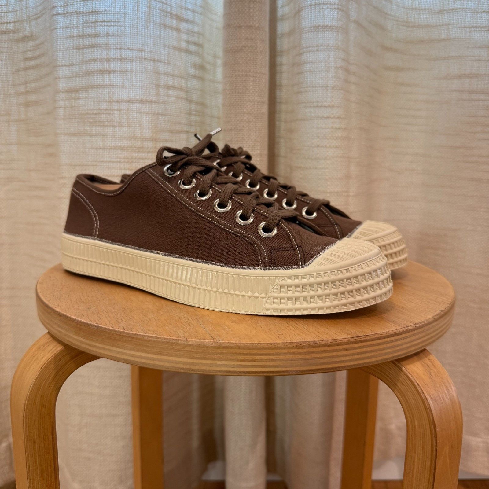 Novesta Novesta Star Master Contrast Stitch Sneakers in Brown Size US 9 / EU 42 - 2 Thumbnail