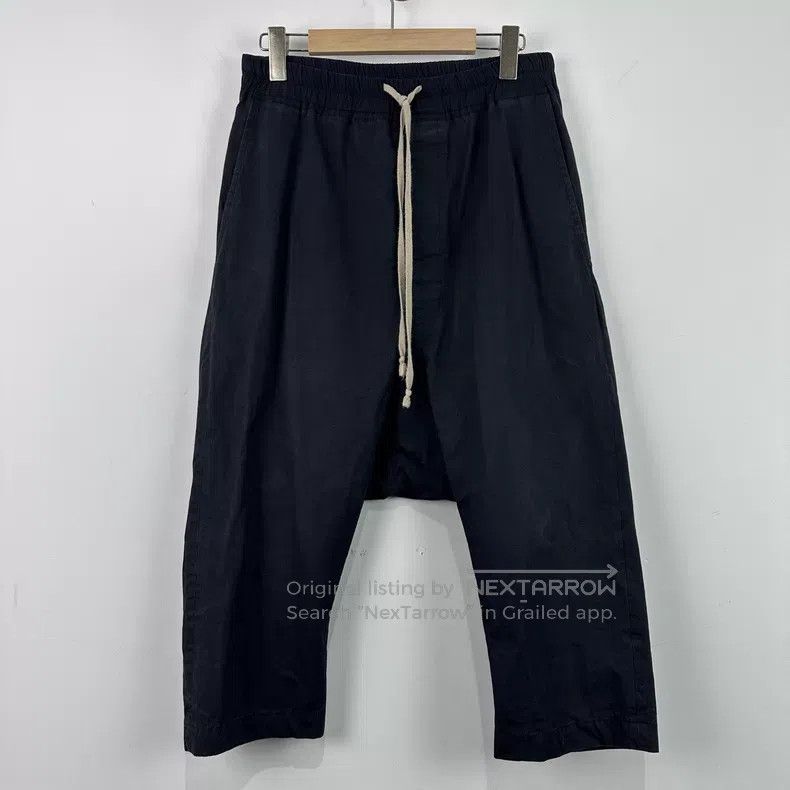 Rick Owens Rick Owens Mainline hanging crotch slacks pants Size US 38 / EU 54 - 1 Thumbnail