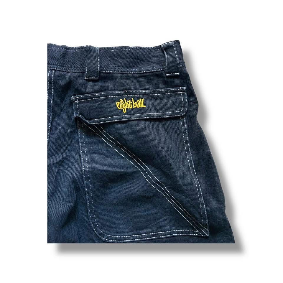 Japanese Brand × Vintage VTG EIGTH BALL BAGGY JEANS Skateboard Size US 32 / EU 48 - 6 Thumbnail