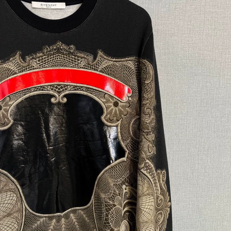 Givenchy Givenchy Black Glue Print Magic Mirror Pattern Hoodie Size US XS / EU 42 / 0 - 3 Thumbnail
