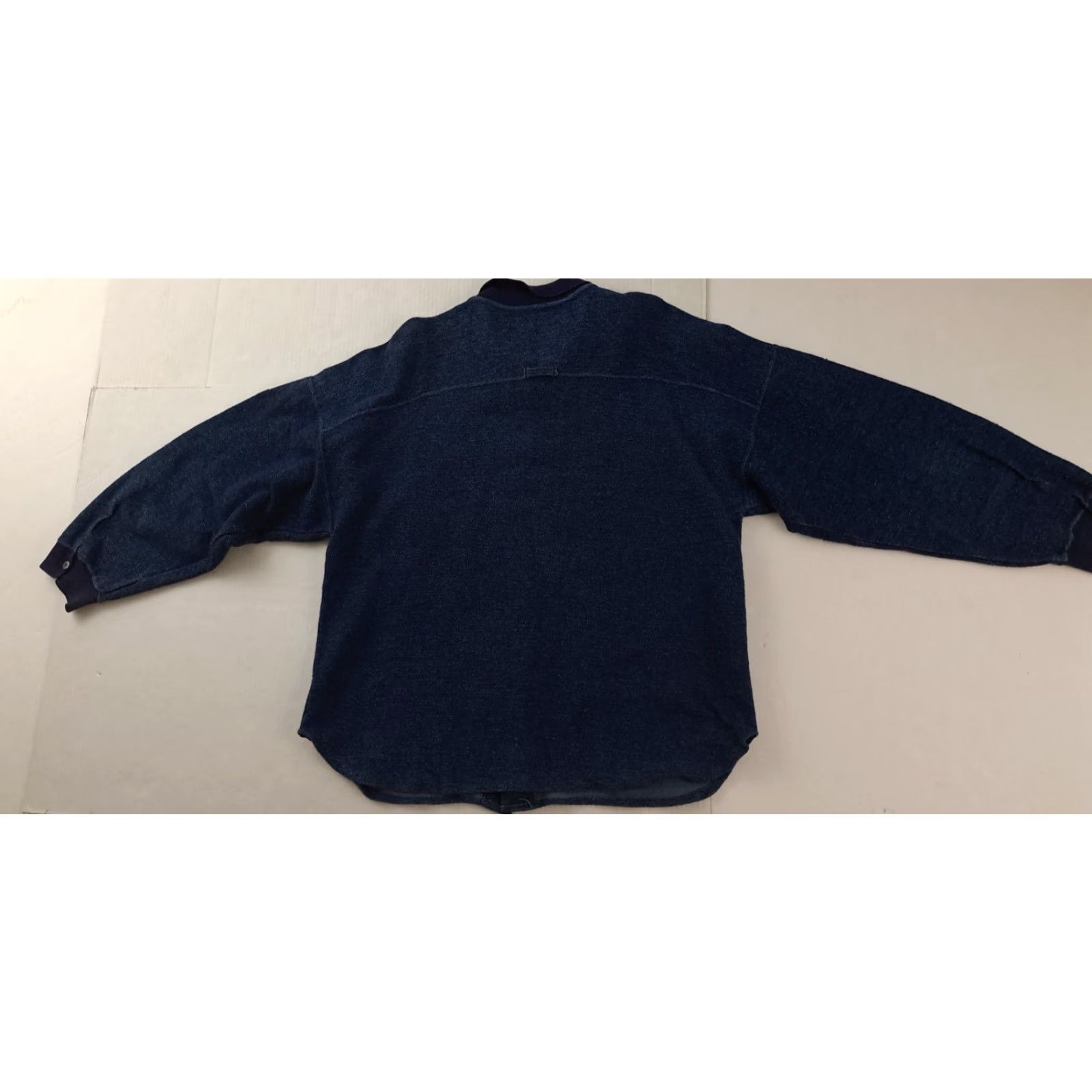 Vintage VINTAGE Authentic sportswear Button-Up Shirt XL Denim Blue Button-Front Long Sleeve Casual Unisex Adults Pocketed Cotton 28in Size US XL / EU 56 / 4 - 5 Thumbnail