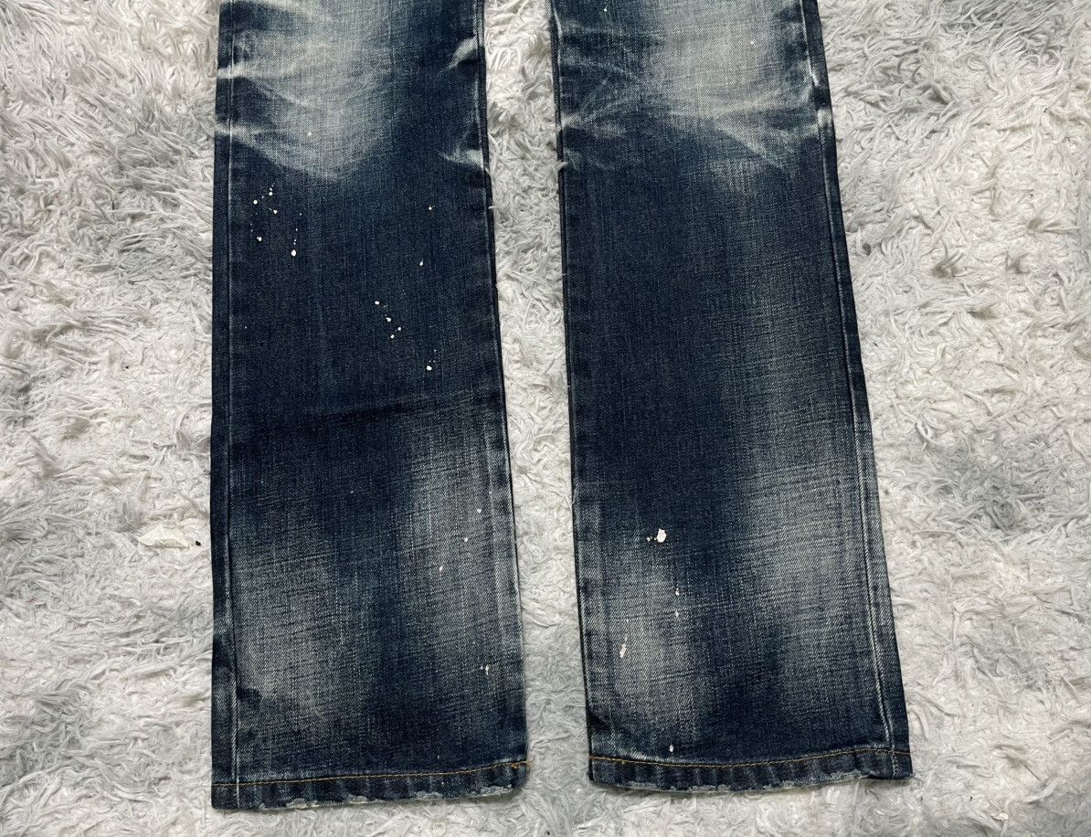 Tornado Mart 2000s TORNADO MART JAPAN SPLASH PAINT DISTRESSED JEANS Size US 34 / EU 50 - 4 Thumbnail