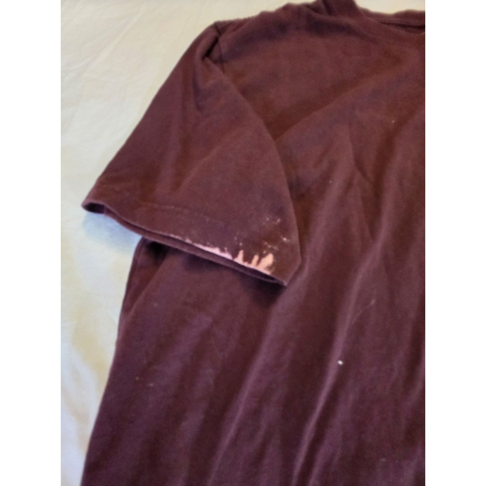 Carhartt Carhartt Men's Short Sleeve Burgundy T-Shirt Size XL Size US XL / EU 56 / 4 - 2 Thumbnail