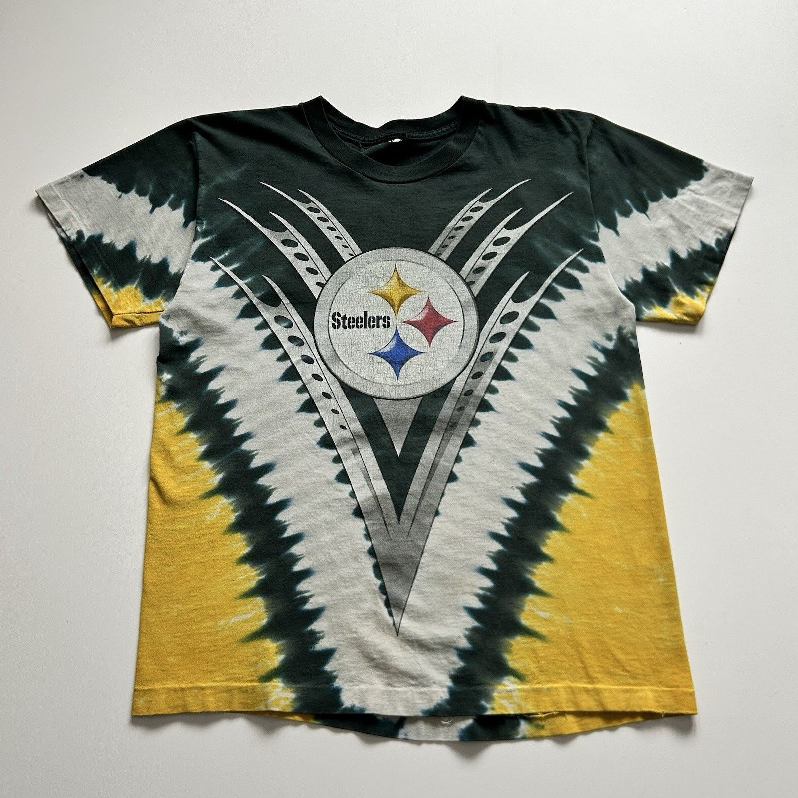 NFL Vintage 90s Pittsburgh Steelers T Shirt Medium NFL Tie Dye Size US M / EU 48-50 / 2 - 1 Thumbnail