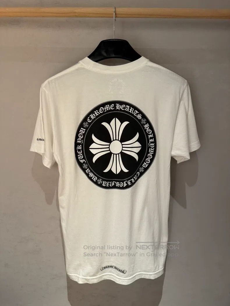 Other CHROME HEARTS Size M White cross scroll ring short sleeve T Size US M / EU 48-50 / 2 - 1 Thumbnail