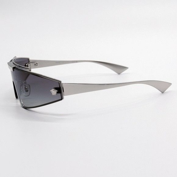 Versace NEW VERSACE MOD 2265 1000/11 SHIELD VE2265 100011 GREY BLUE Size ONE SIZE - 10 Thumbnail
