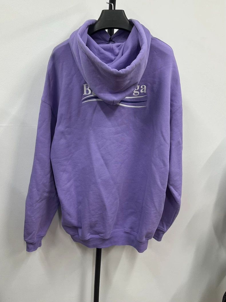 Balenciaga Balenciaga LogoLogoEmbroidered Pullover Hoodie Size US L / EU 52-54 / 3 - 2 Thumbnail