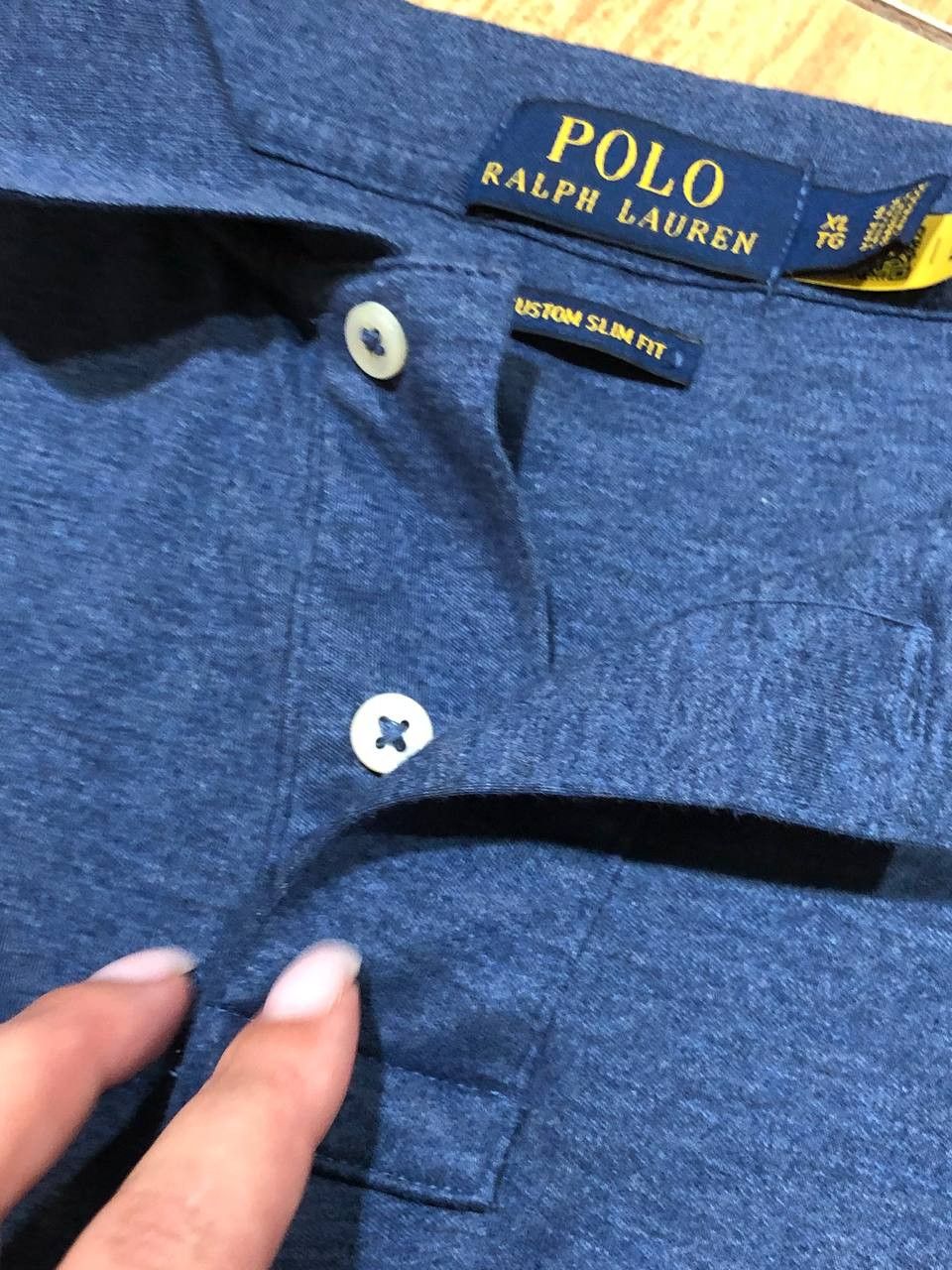 Polo Ralph Lauren Polo Ralph Lauren Long Sleeve Blue Vintage Size US XL / EU 56 / 4 - 6 Thumbnail