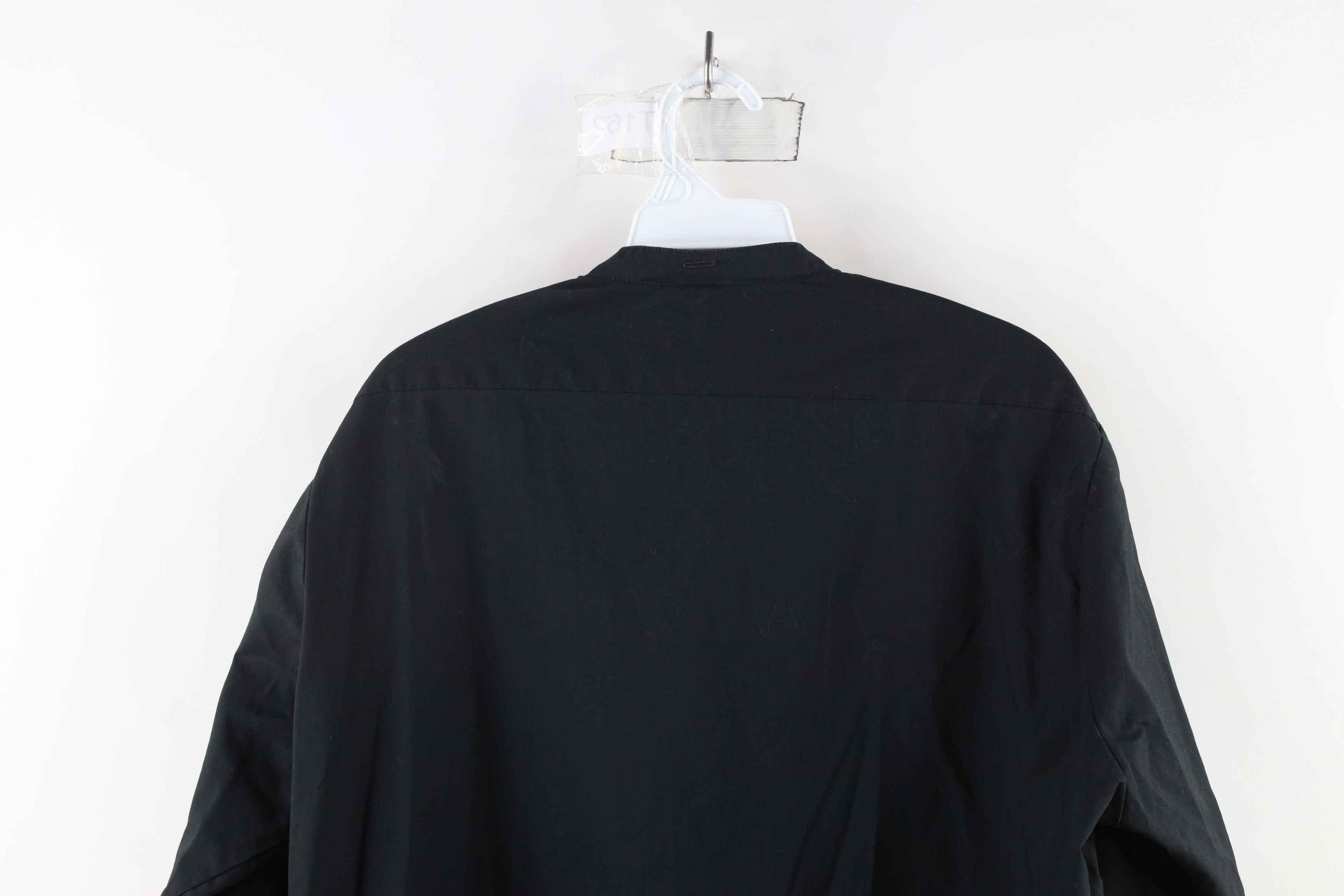 Vintage Vintage 60s 70s Streetwear Collar Button Shirt Black USA Size US M / EU 48-50 / 2 - 12 Thumbnail