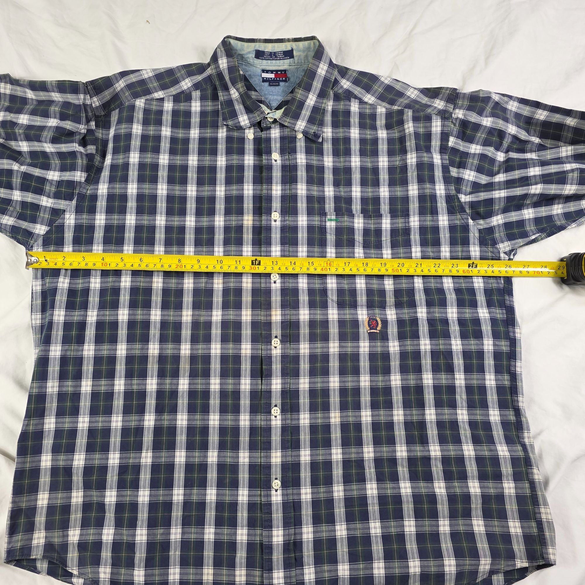 Tommy Hilfiger Tommy Hilfiger Mens Size XL Plaid Long Sleeve Button Down Sh Size US XL / EU 56 / 4 - 7 Thumbnail