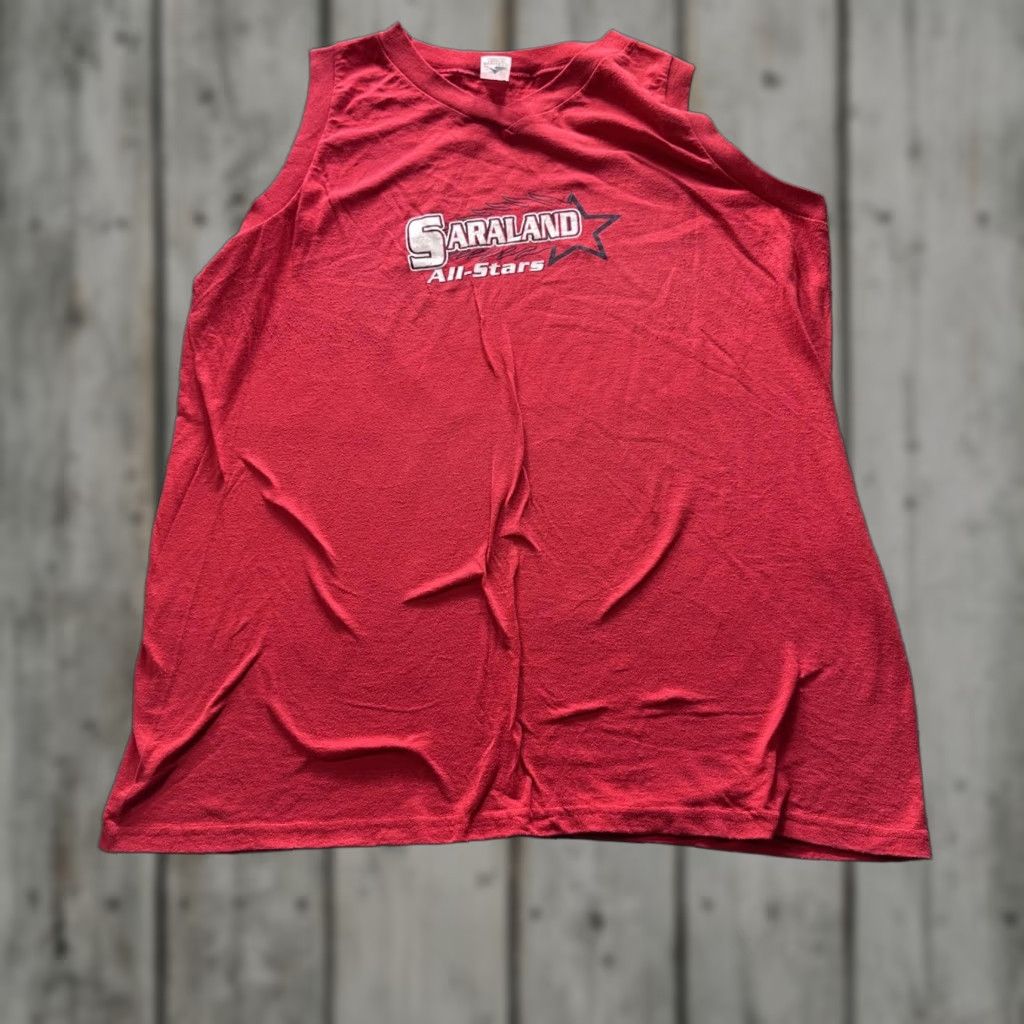 Augusta Sportswear Augusta Sportswear Tank Womens XL Red Saraland All-Stars Sleeveless Sports Top Size XL / US 12-14 / IT 48-50 - 1 Thumbnail