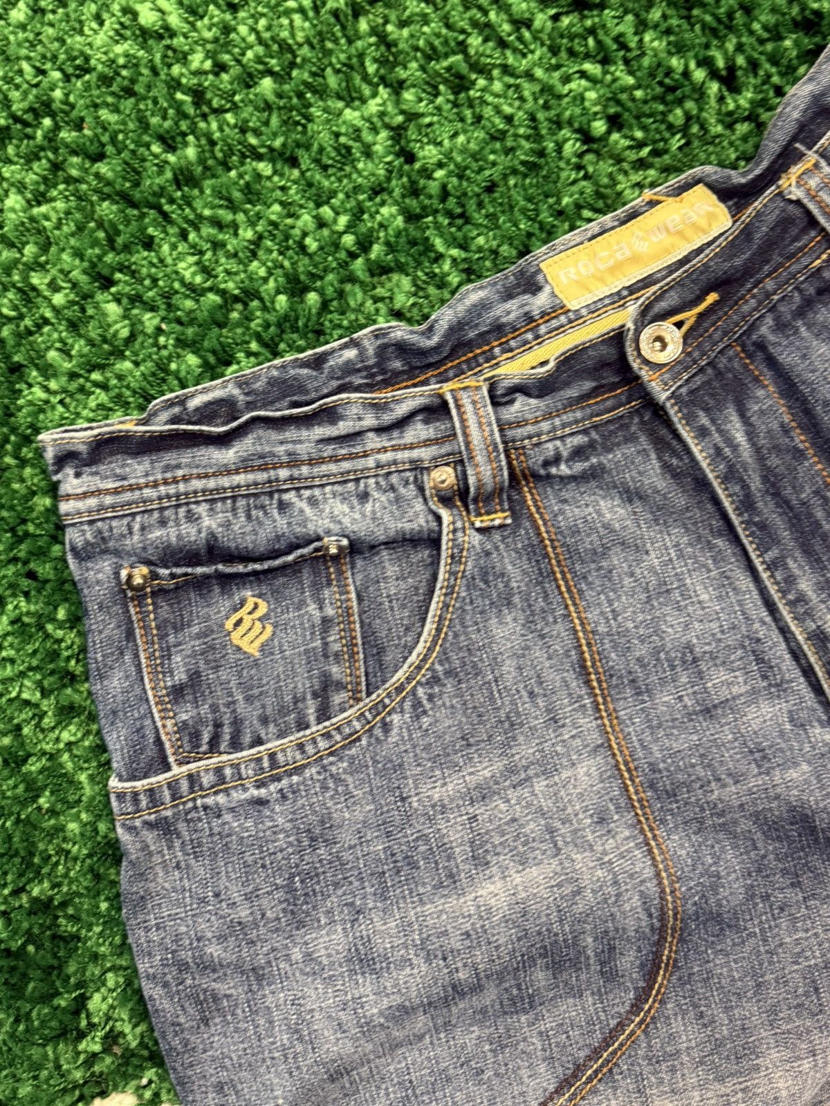 Rocawear Rare Baggy Y2k Rocawear Embroidered R Denim Jeans 38 Size US 38 / EU 54 - 5 Thumbnail