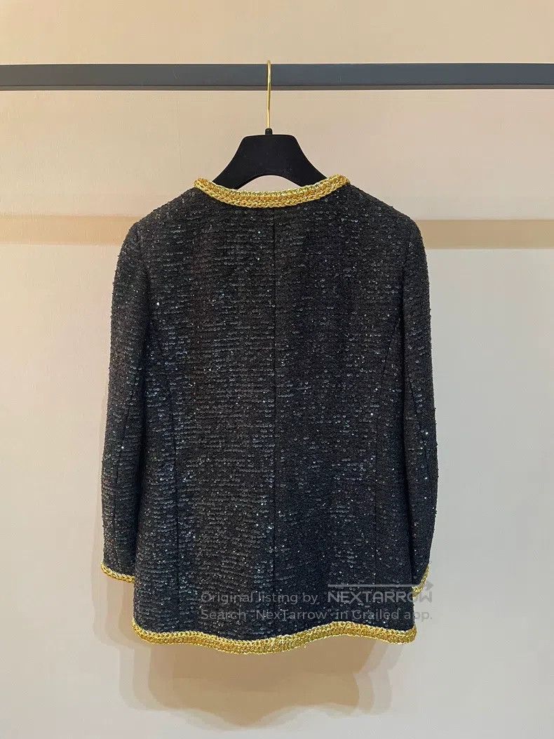 Chanel Chanel 22 Spring and Summer Show Sequin Heavy Industry Bla Size XXS / US 00 / IT 34 - 5 Thumbnail