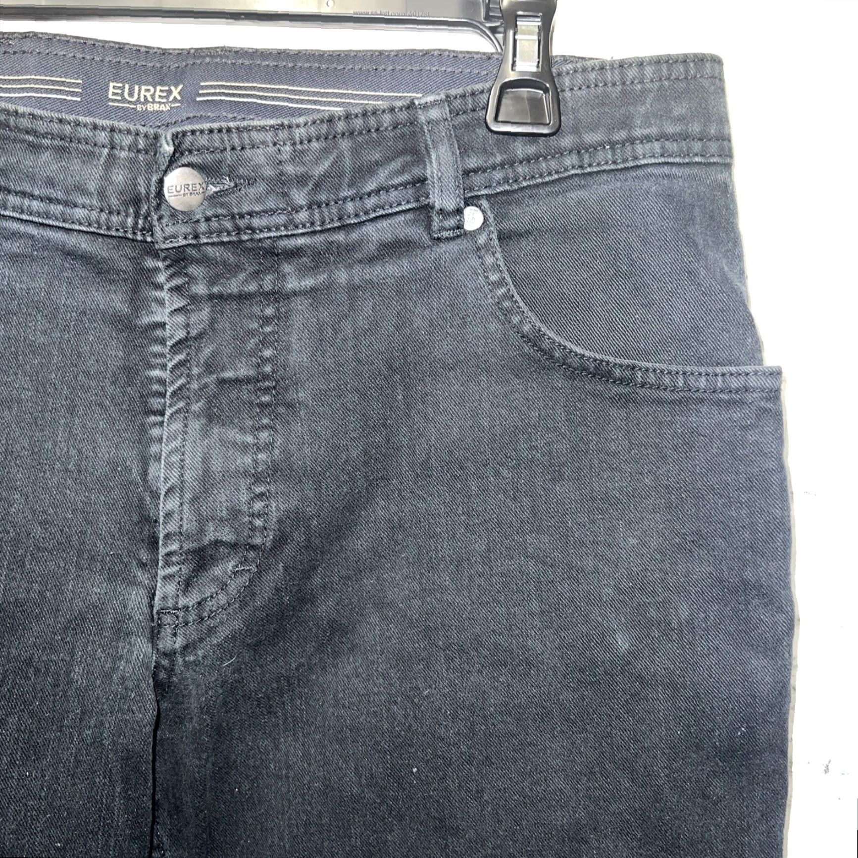 BRAX Eurex By Brax Black Jeans Mens Size 35x29 Size US 35 - 2 Thumbnail