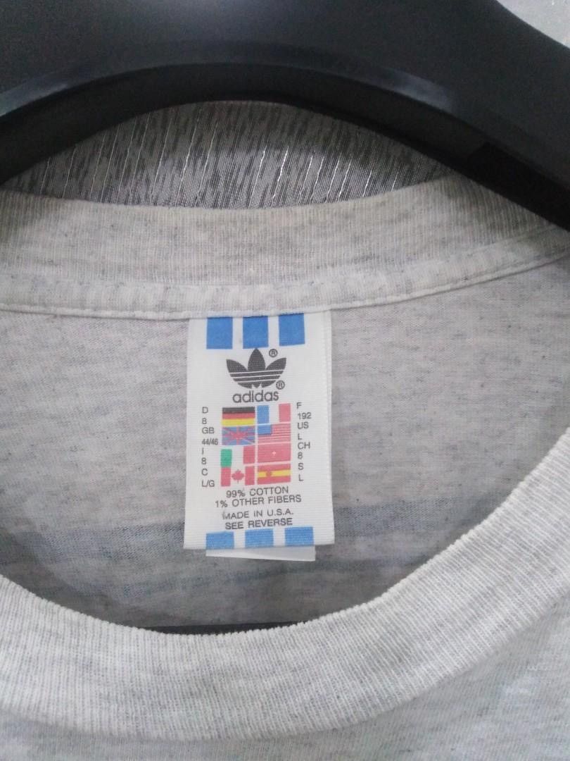 Adidas 90s Adidas Trefoil Box Logo T-Shirt USA Size US XL / EU 56 / 4 - 5 Thumbnail