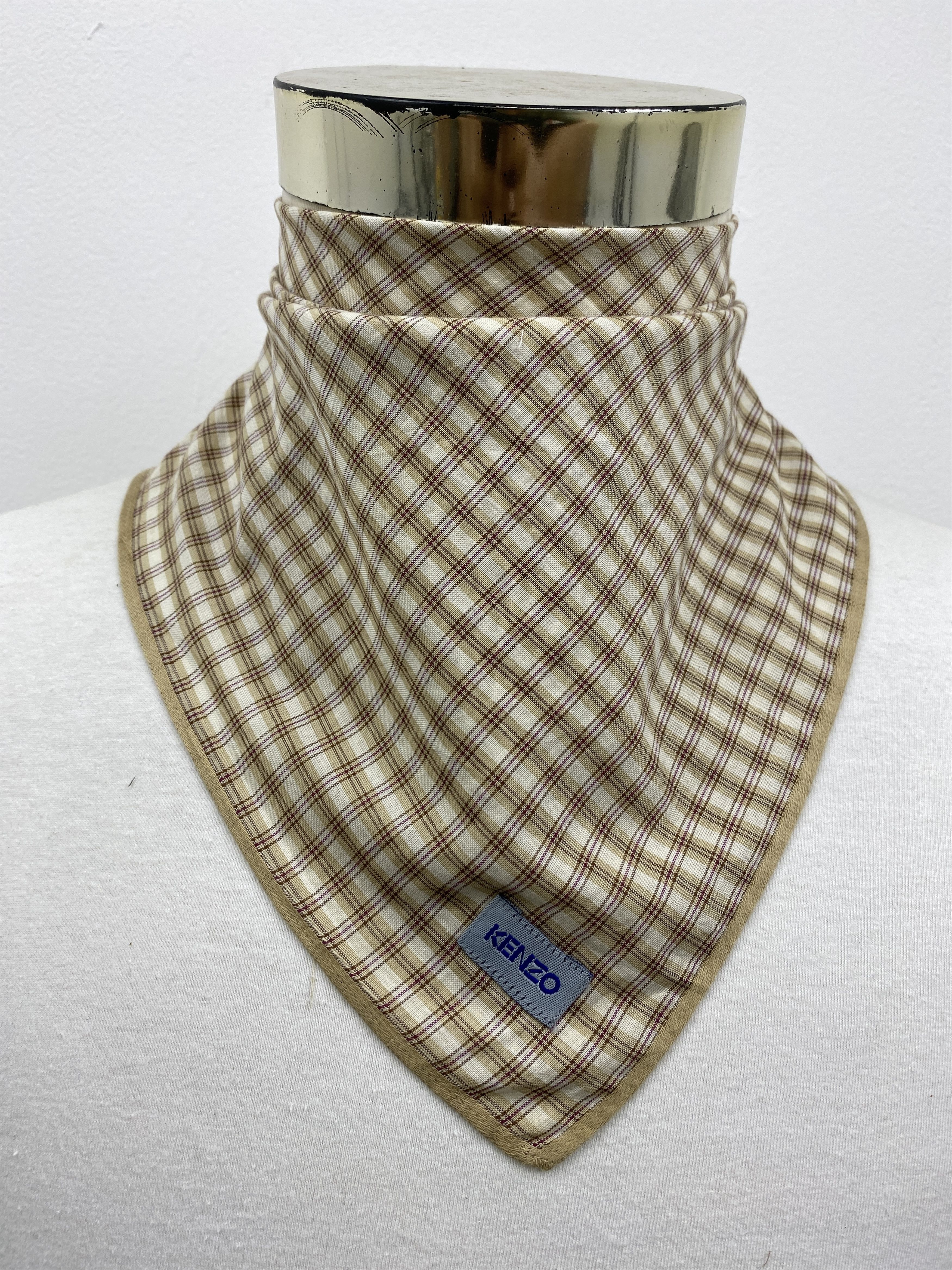 Kenzo × Vintage Kenzo Handkerchief / Bandana / Neckerchief HKC0389 Size ONE SIZE - 2 Thumbnail