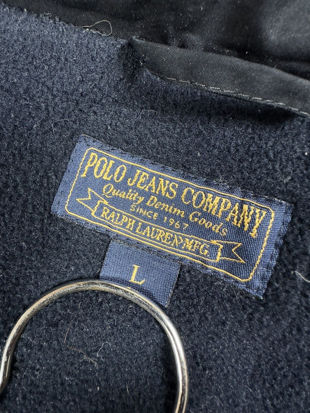 Polo Ralph Lauren Vintage 90s Polo Jeans Ralph Lauren Fleece Zip Jacket Size L Size US L / EU 52-54 / 3 - 13 Thumbnail