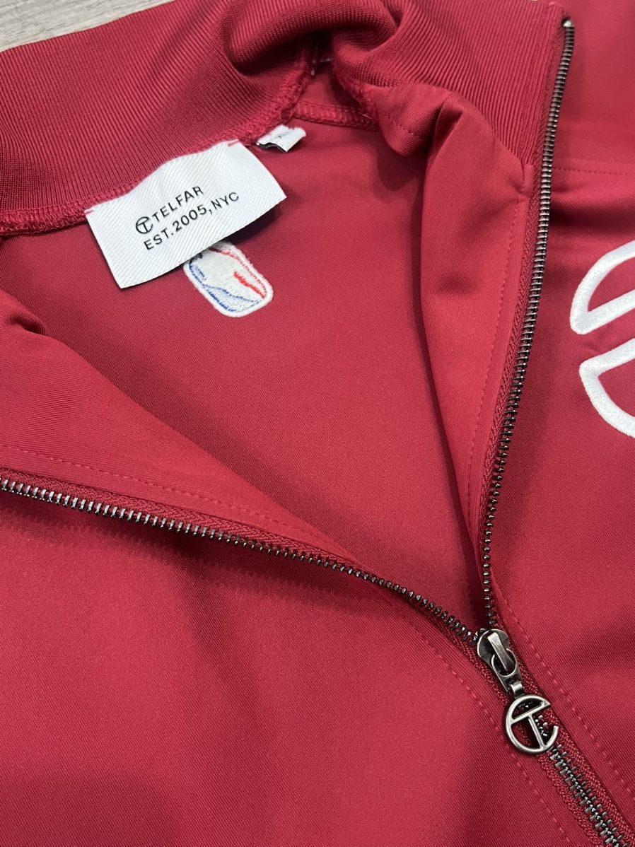 Telfar TELFAR Track Jacket Oxblood XL Size US XL / EU 56 / 4 - 2 Thumbnail