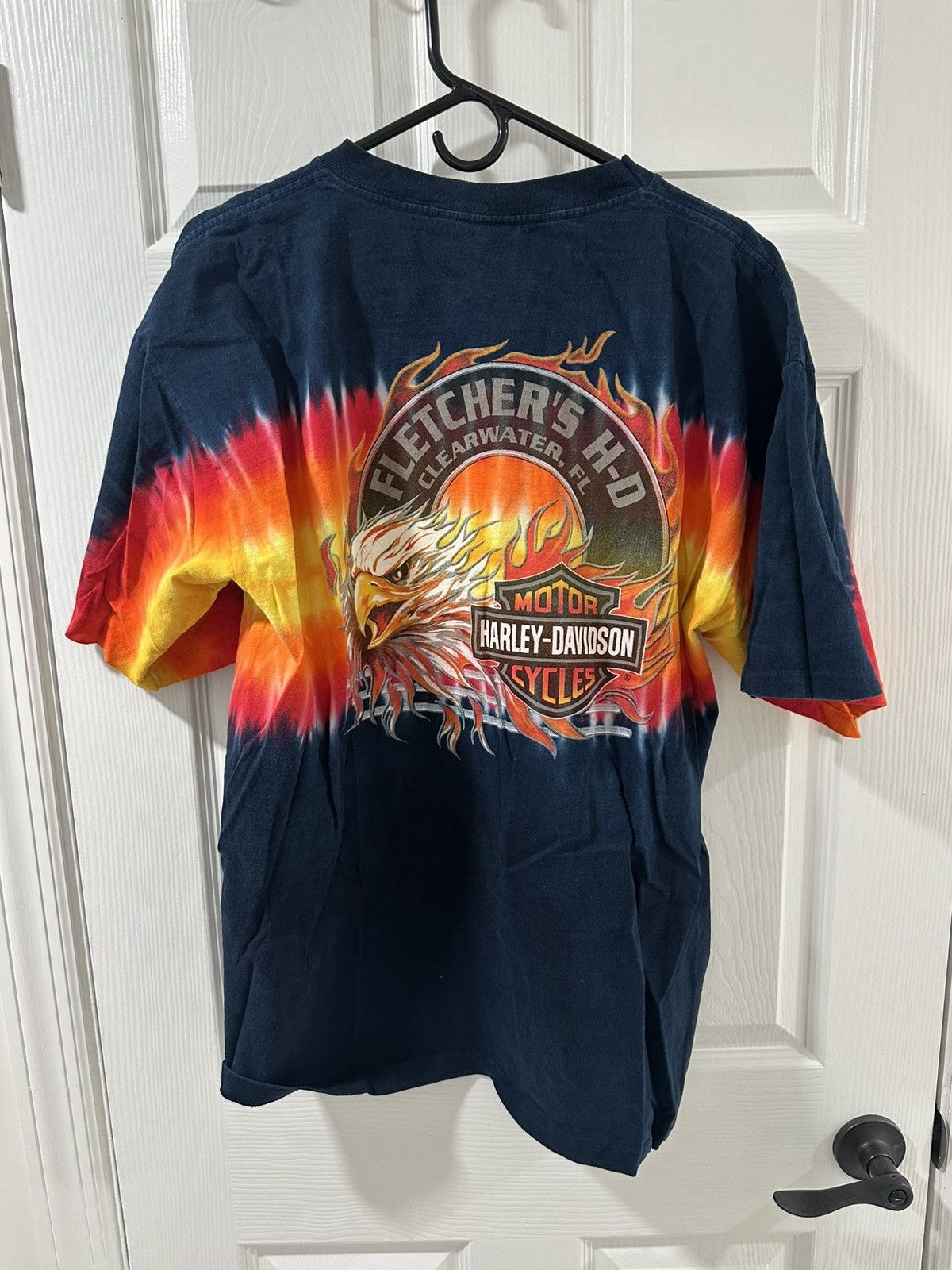Harley Davidson 2004 Harley-Davidson Tie Dye T-Shirt Size Large Size US L / EU 52-54 / 3 - 2 Thumbnail
