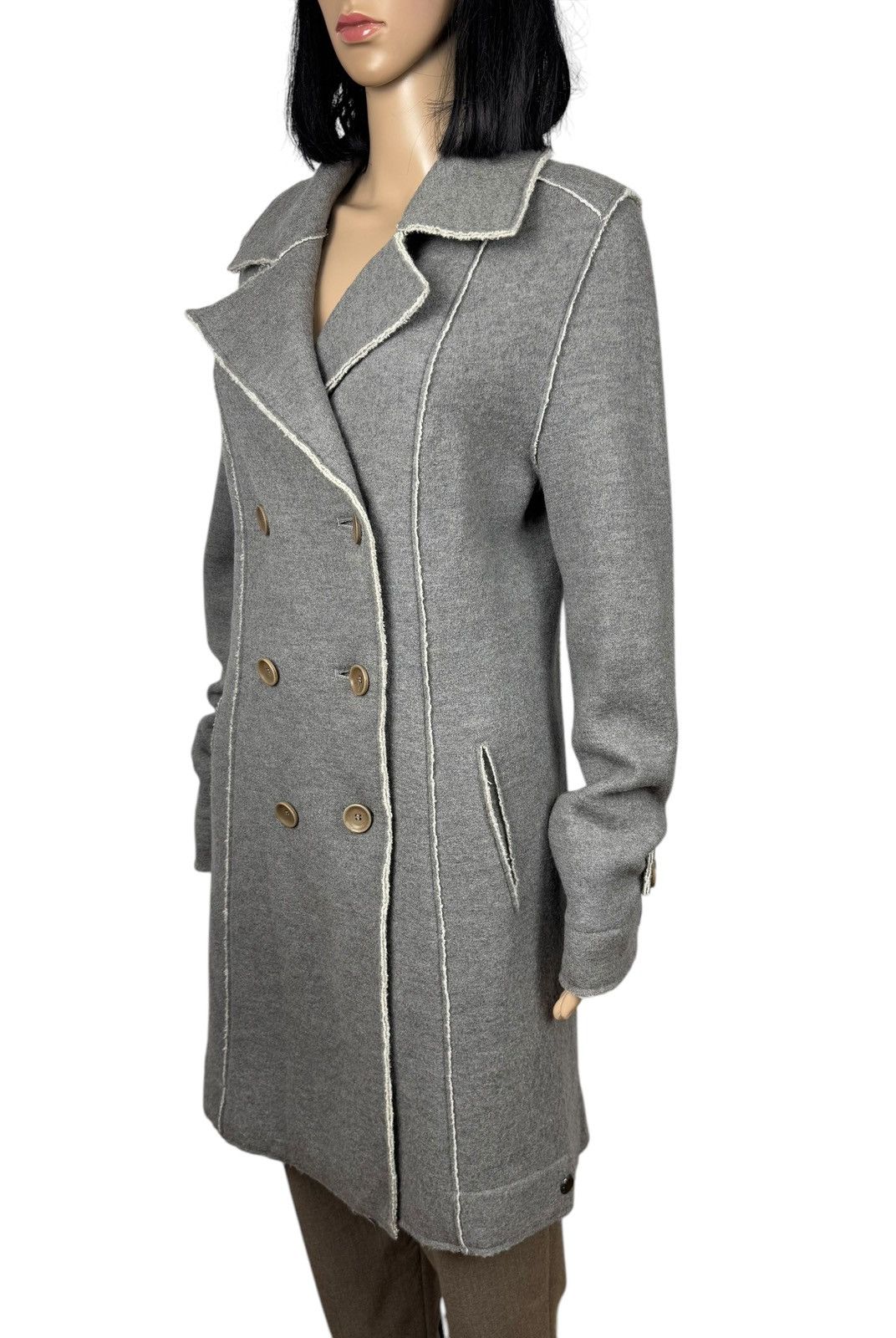 OSKA Oska Wool Over Coat Double-Breasted size 1 Size S / US 4 / IT 40 - 4 Thumbnail