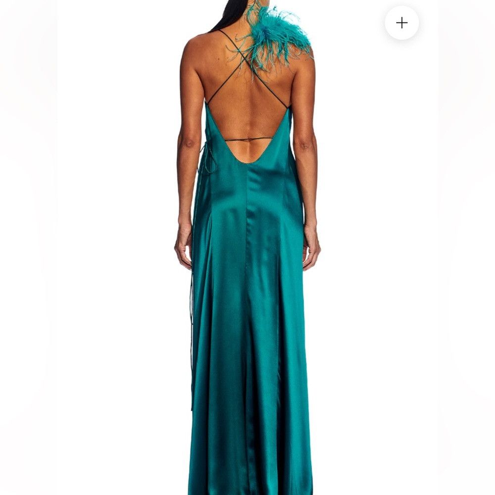 Other New THE SEI WRAP GOWN WITH DETACHABLE OSTRICH TRIM 2 Size XS / US 0-2 / IT 36-38 - 2 Thumbnail
