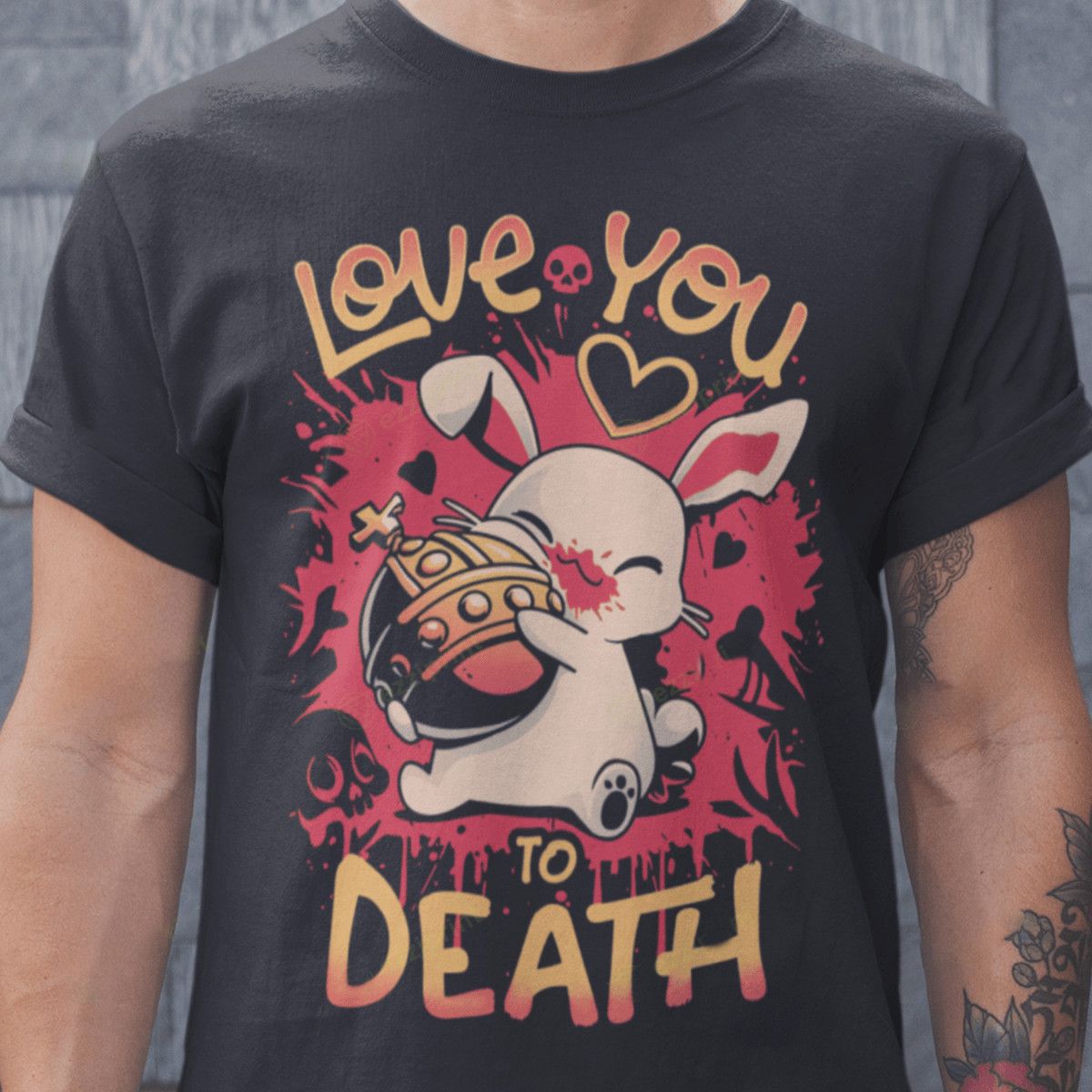 Designer × Vintage Love You To Death Monty Python T-Shirt Size US M / EU 48-50 / 2 - 2 Thumbnail