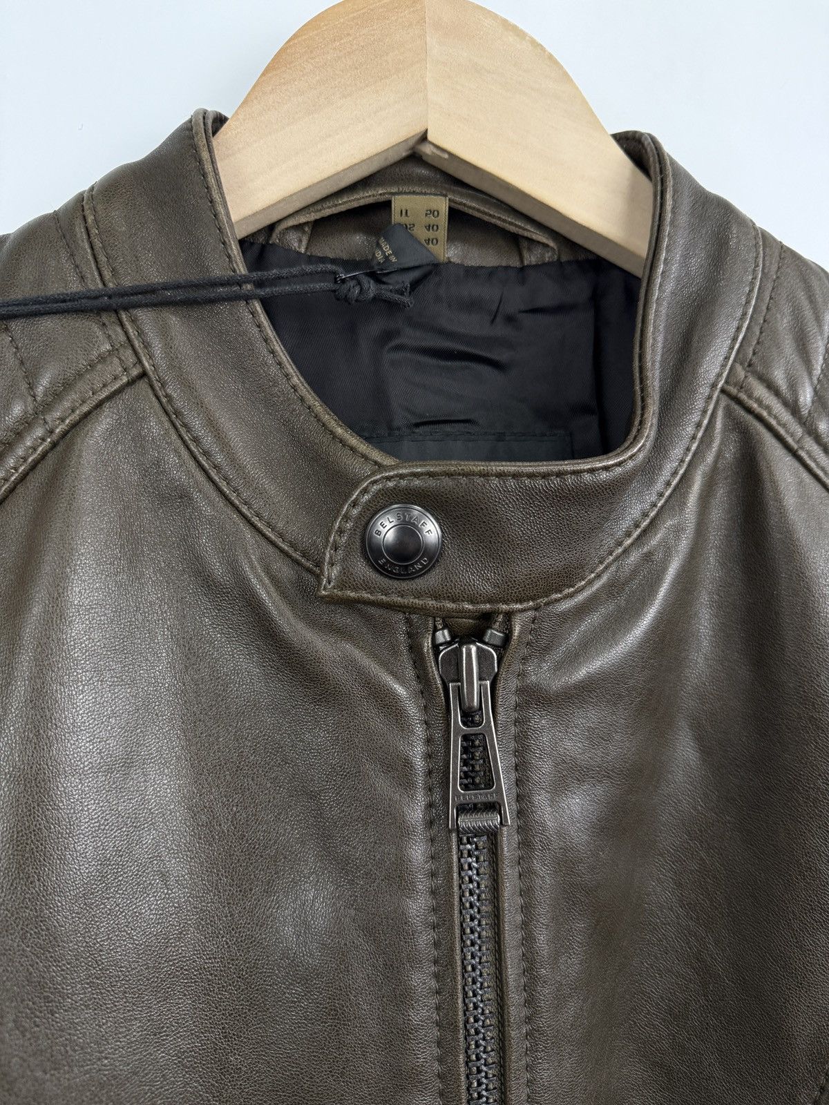 Belstaff ❗️NEW 🇬🇧 Belstaff Sheep Leather Jacket 100038 V Racer Size US M / EU 48-50 / 2 - 11 Thumbnail