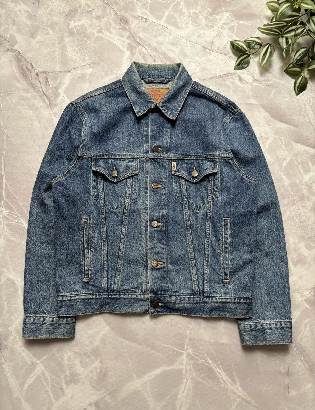 Edwin Edwin International Vintage Navajo Denim Trucker Jacket Blue Size US M / EU 48-50 / 2 - 1 Thumbnail
