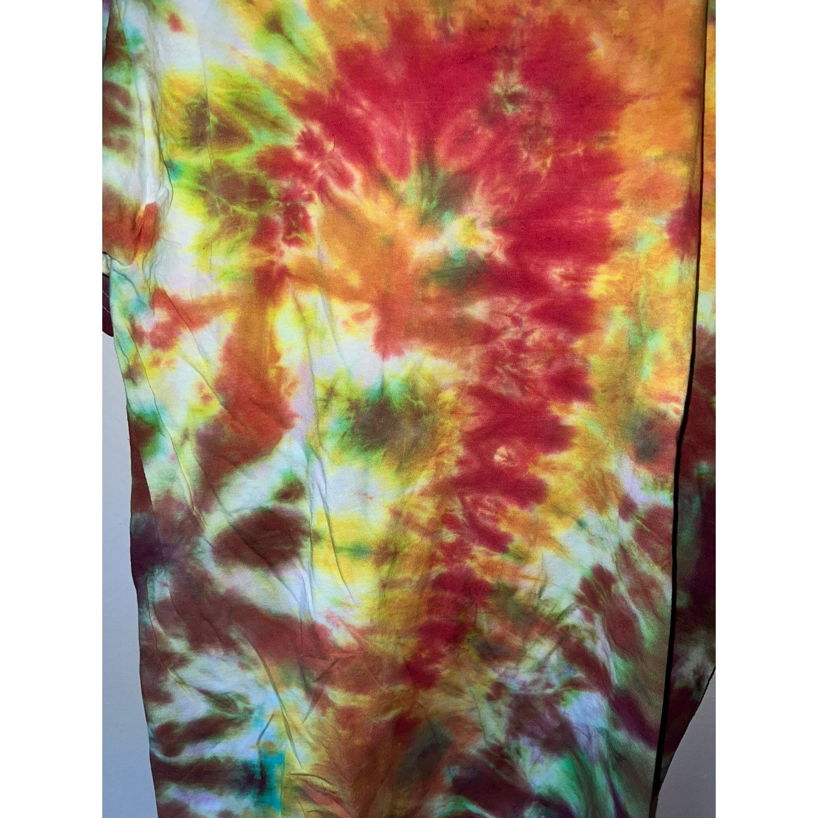 Hanes Hanes Comfort Soft Tie Dye Shirt Red Yellow Tee 2000s Large Size US L / EU 52-54 / 3 - 3 Thumbnail