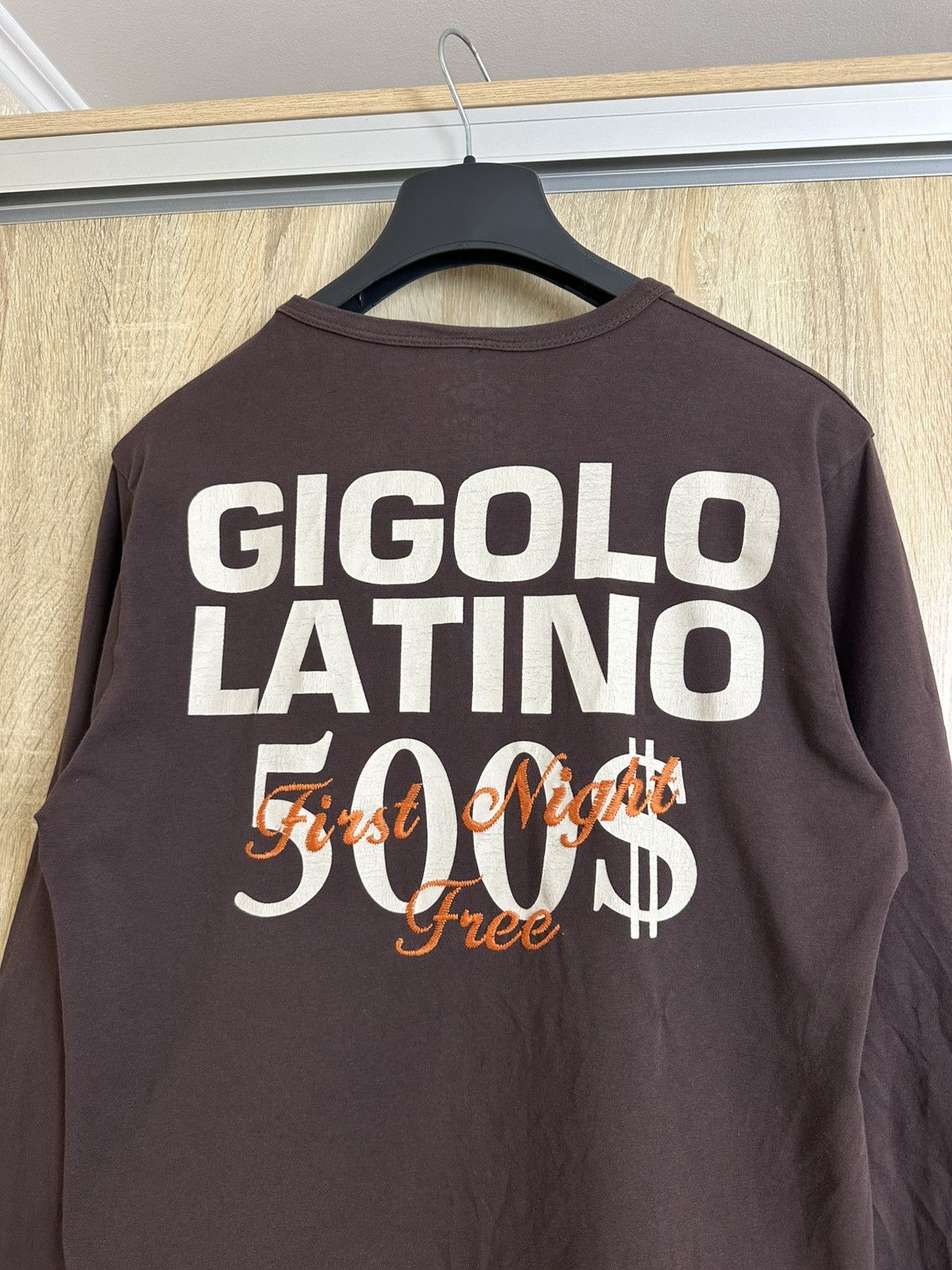 Vintage 🔥 DE PUTA MADRE GIGOLO LATINO Rare Long Sleeve Tee Shirt Y2K Size US L / EU 52-54 / 3 - 2 Thumbnail