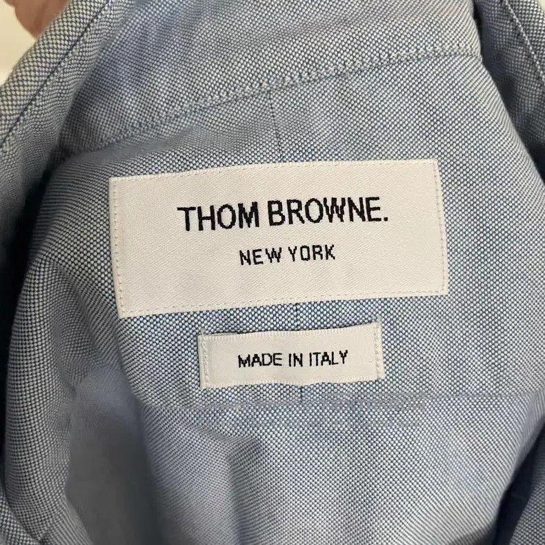 Thom Browne Thom Browne Blue Shirt with Arm Stripe Sleeves Size US XS / EU 42 / 0 - 3 Thumbnail