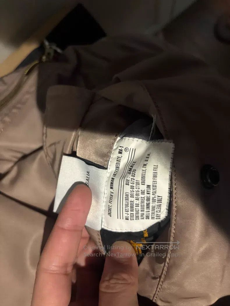 Vetements VETEMENTS Flight double-sided wear cotton jacket Size US S / EU 44-46 / 1 - 8 Thumbnail