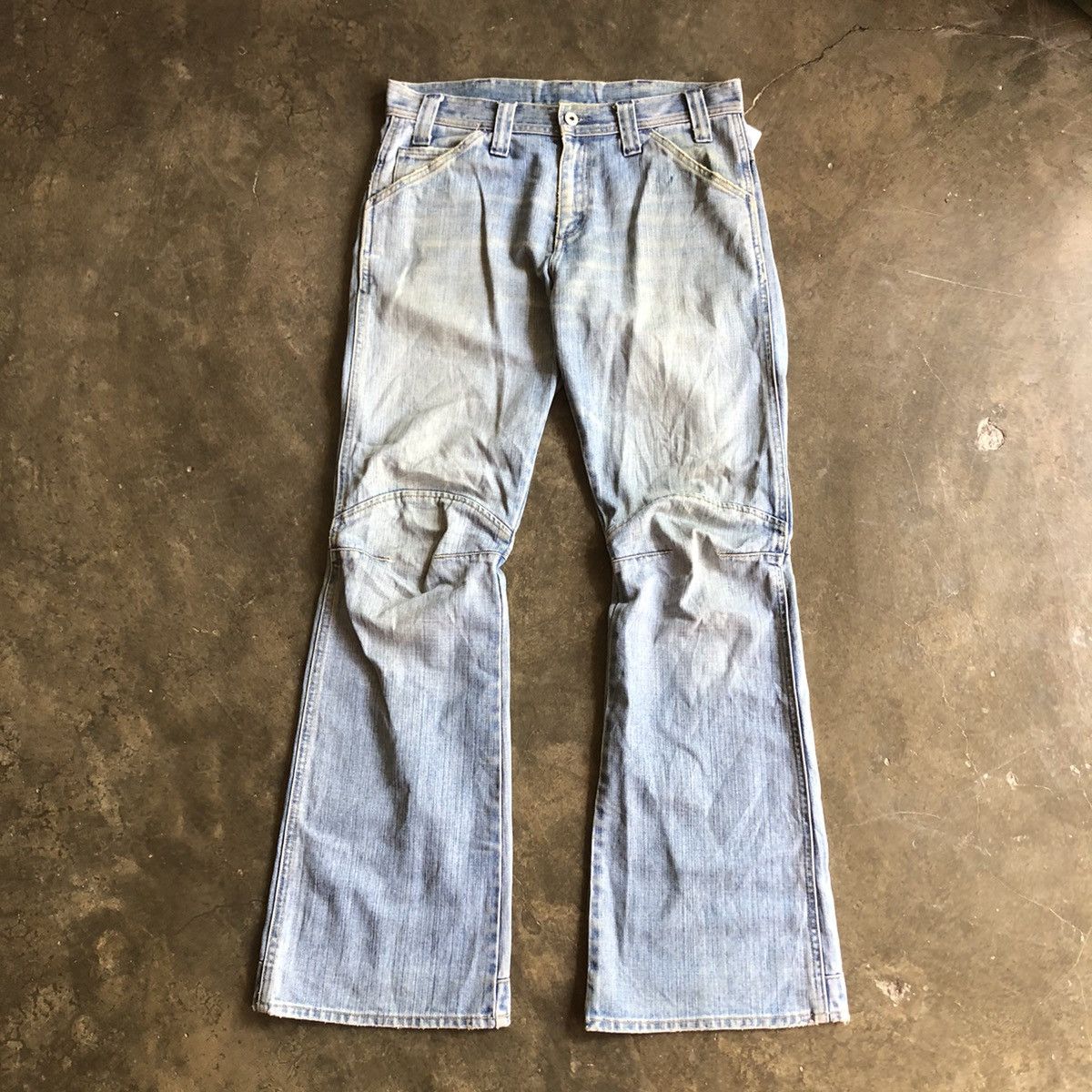 G-Star Vintage G-Star Raw Flare double Knee L Style 🍒 Size US 34 / EU 50 - 2 Thumbnail