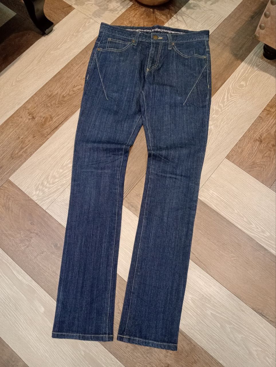 Number (N)ine NUMBER NINE JAPAN INDIGO STRETCH DENIM PANTS Size US 30 / EU 46 - 2 Thumbnail