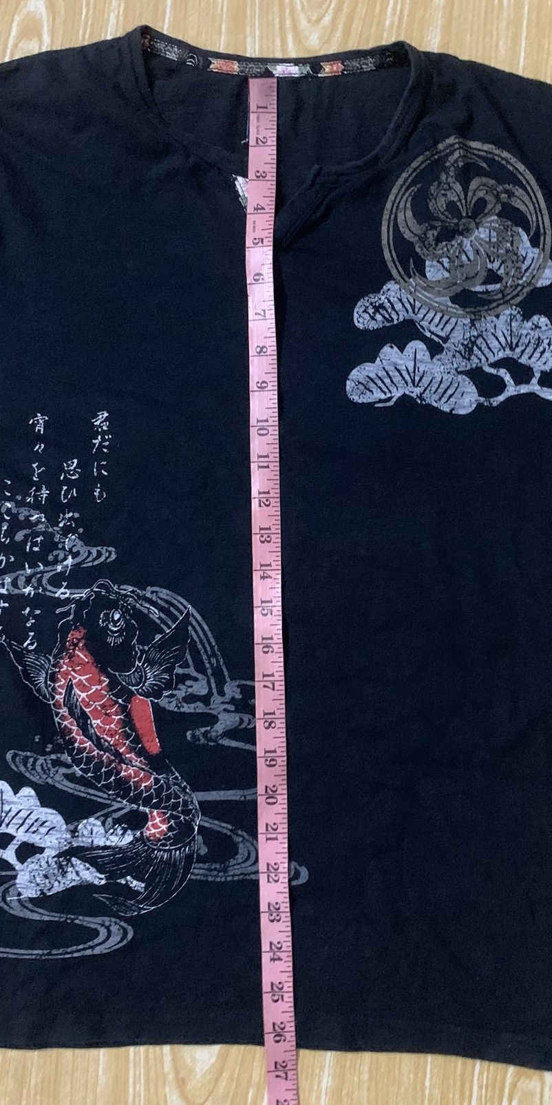 Japanese Brand Japanese Traditional Culture Koi Fish Sukajan T Shirt Size US L / EU 52-54 / 3 - 14 Thumbnail
