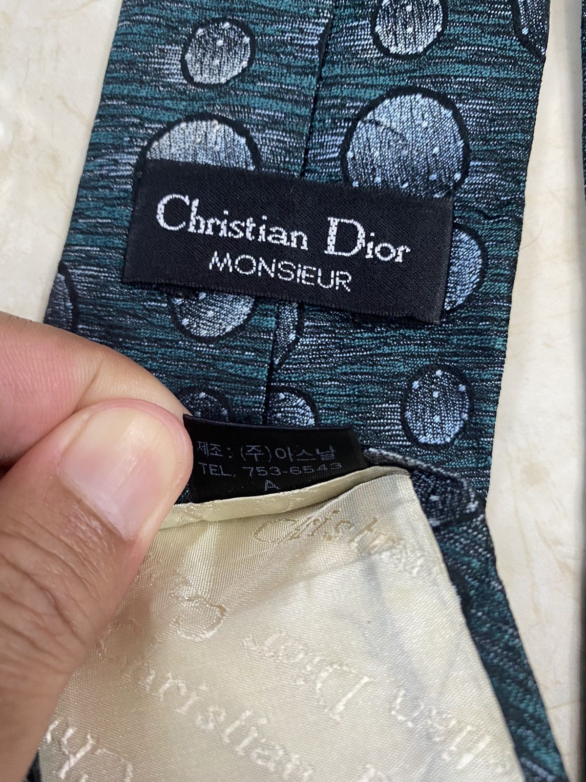 Christian Dior Monsieur × Vintage ‼️VINTAGE CHRISTIAN DIOR Monsieur Necktie silk tie Size ONE SIZE - 5 Thumbnail