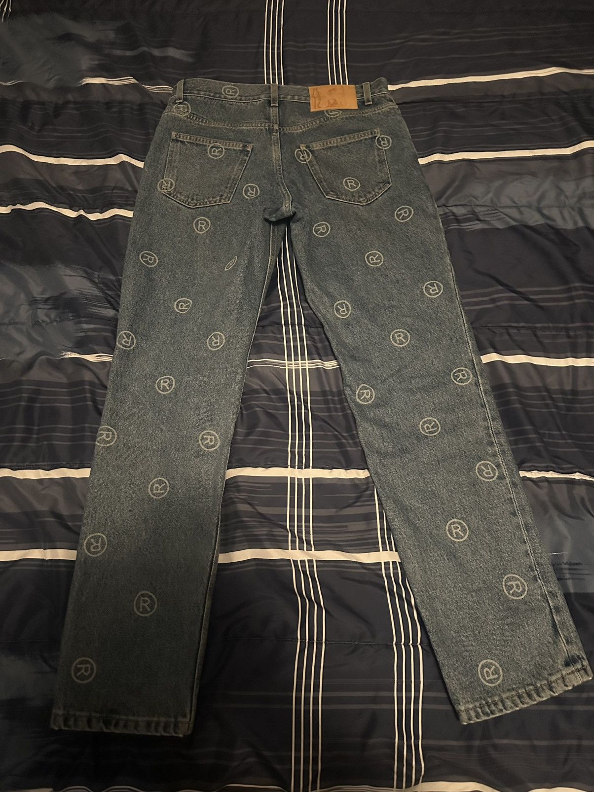 Martine Rose Martine Rose Blue Faded Jeans Size US 32 / EU 48 - 4 Thumbnail