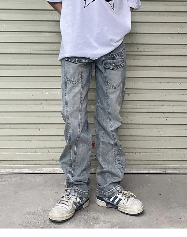 Other Retro punk denim pants Size US 31 - 6 Thumbnail