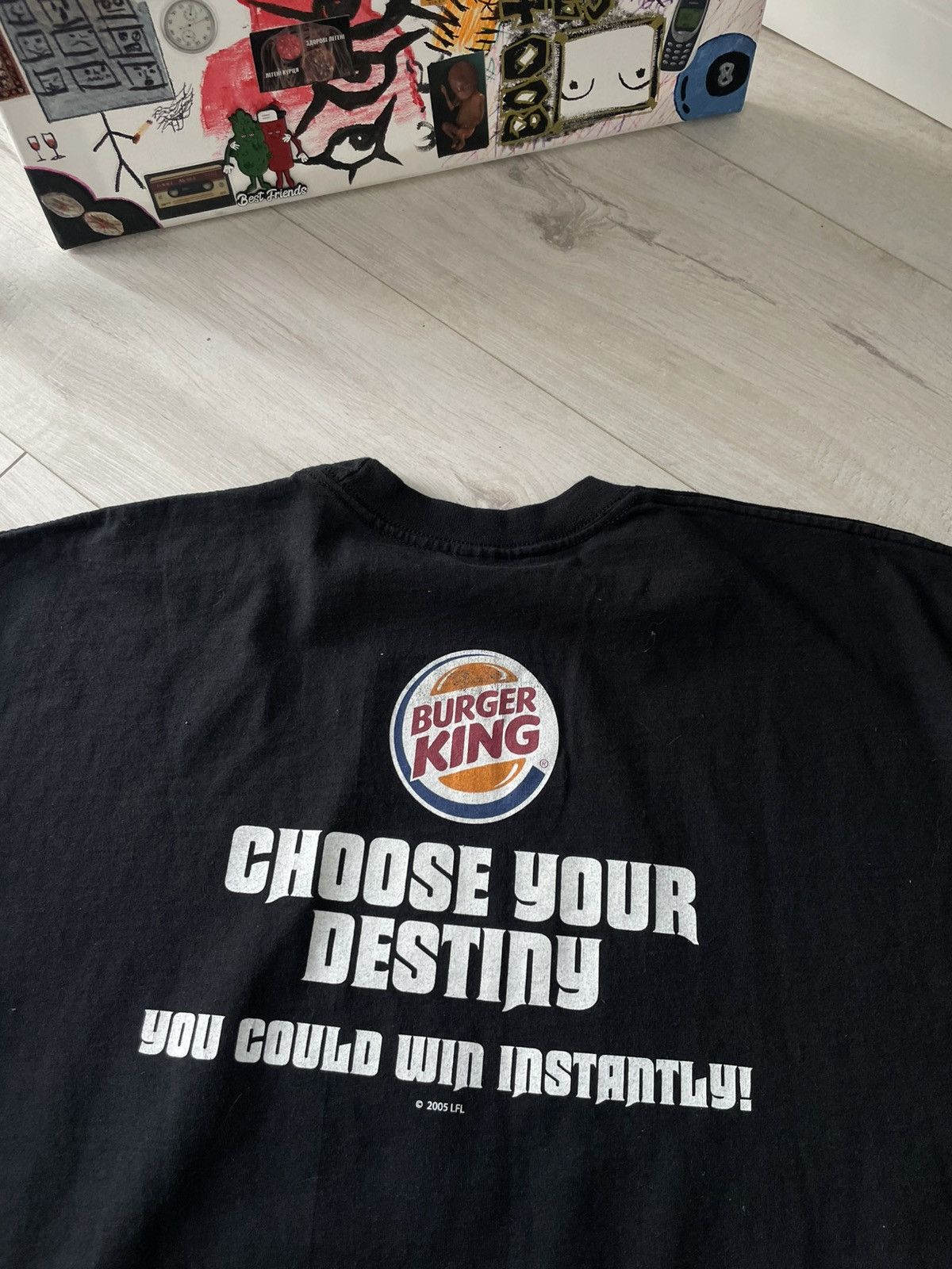 Star Wars Vintage 2005 Star Wars Episode Burger King Promo T-Shirt Size US L / EU 52-54 / 3 - 4 Thumbnail