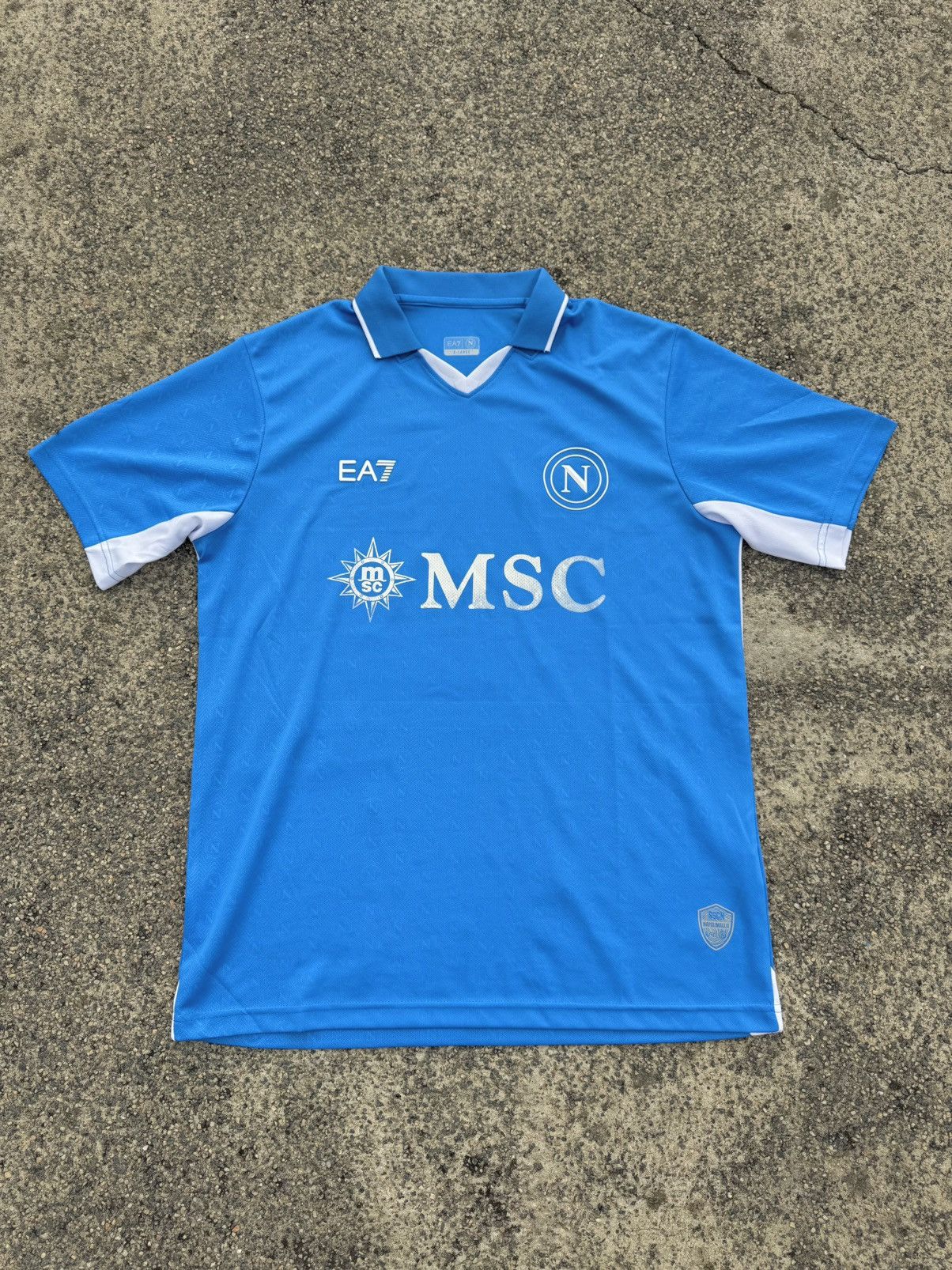 Emporio Armani SSC Napoli 2024-2025 Home Jersey Size US XL / EU 56 / 4 - 1 Thumbnail