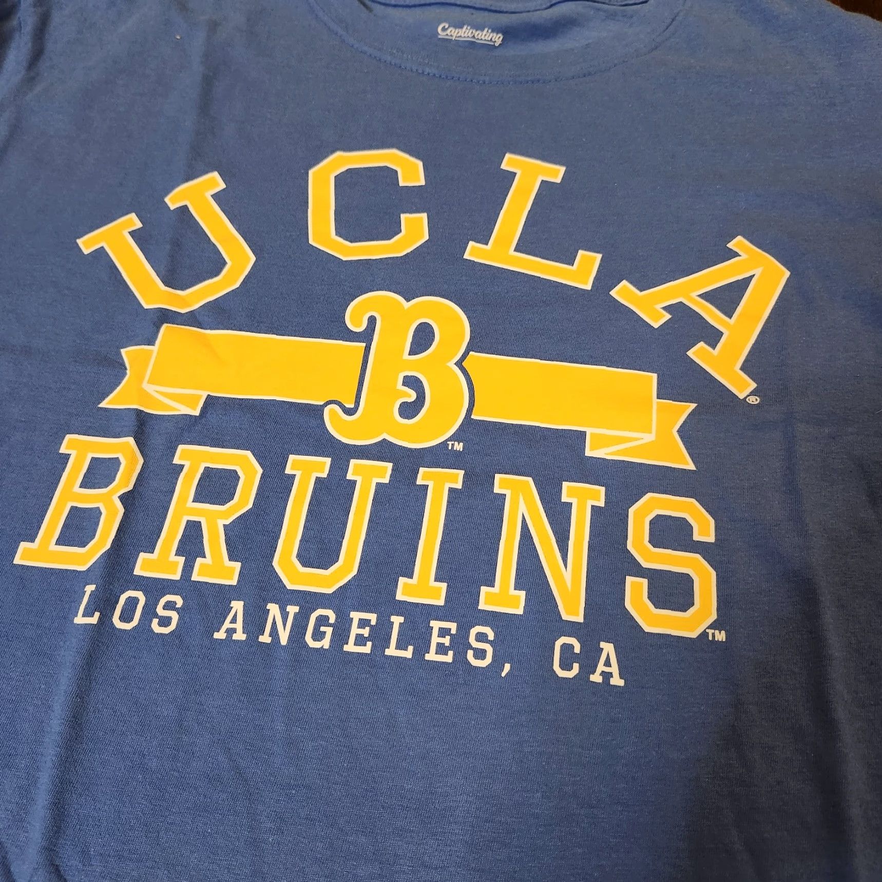 Vintage VINTAGE Captivating UCLA Bruins Football Shirt Men's L Blue Crewneck Long Sleeve Size US L / EU 52-54 / 3 - 4 Thumbnail