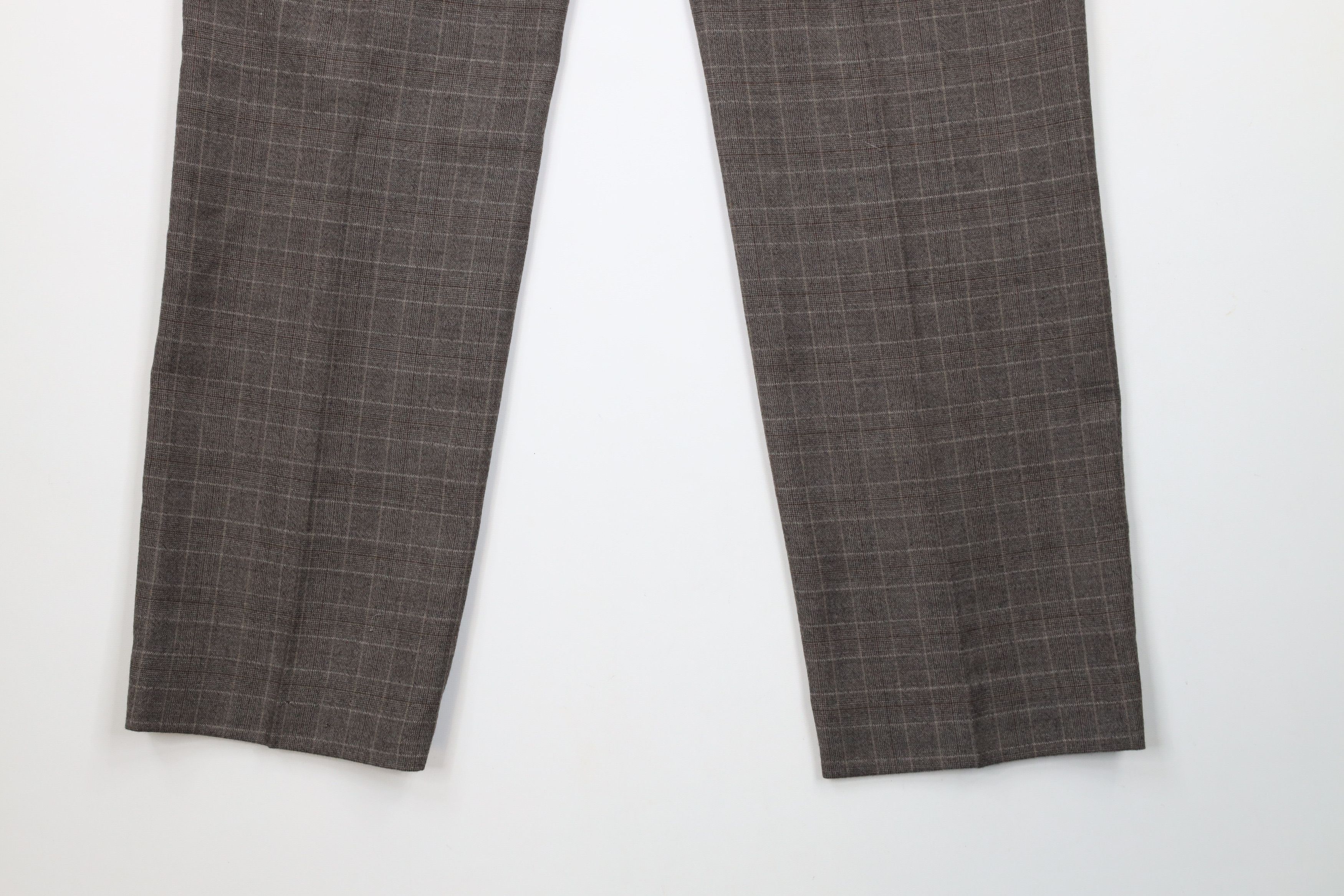 Banana Republic × Vintage Banana Republic Tailored Slim Fit Wool Chino Pants Plaid Size 34 - 14 Thumbnail