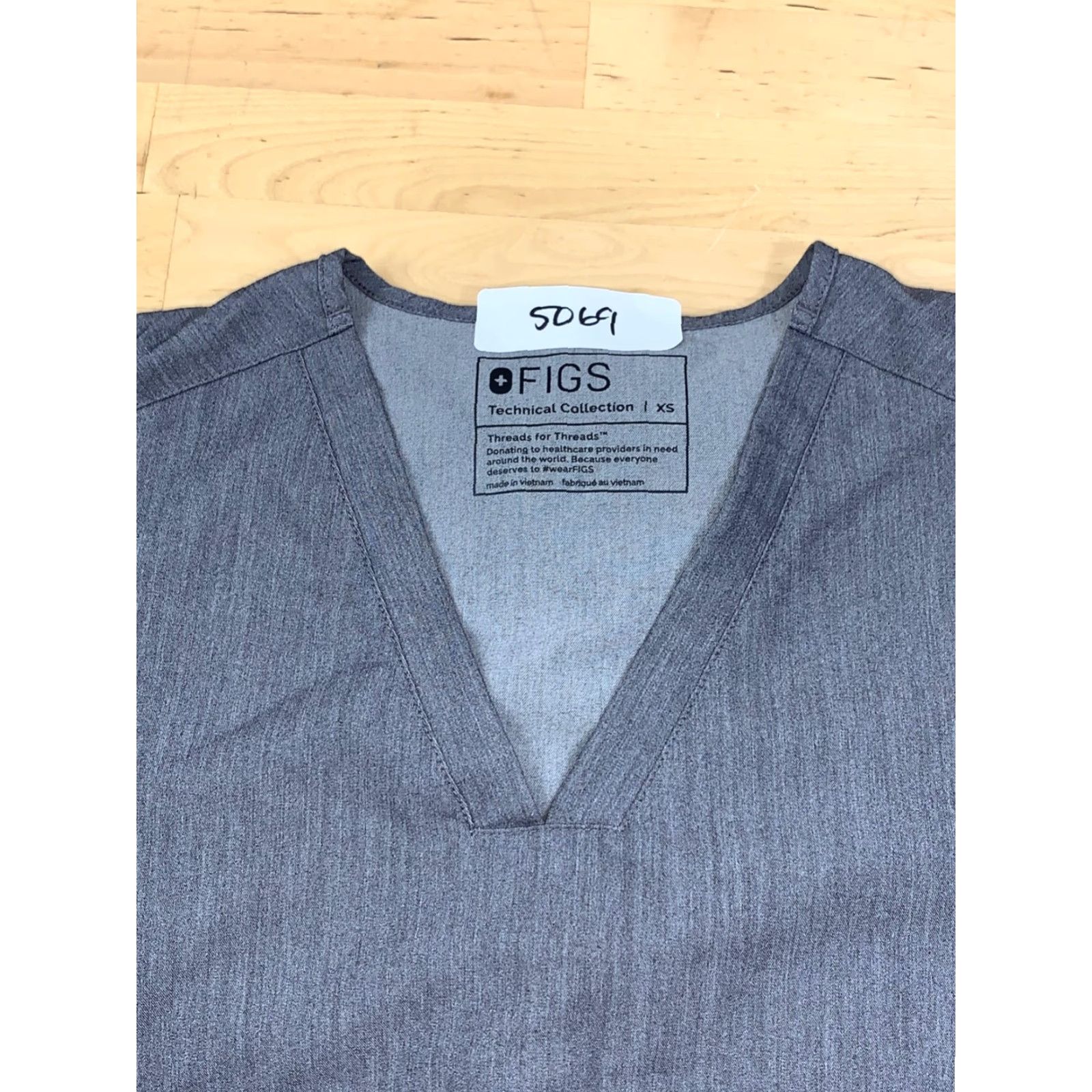 Vintage Womens Figs Scrubs Set XS Charcoal Casma Top Zamora Joggers Medical Work XS Gray Size XS / US 0-2 / IT 36-38 - 2 Thumbnail