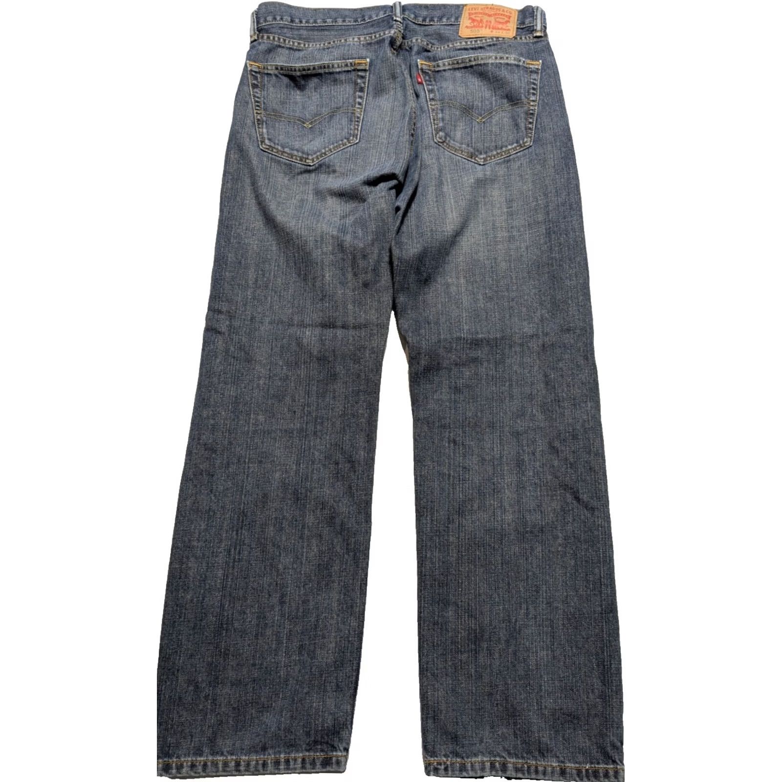 Levi's LEVIS 505 RED TAB Men 34X30 Regular Straight Denim Blue Jeans Size US 34 / EU 50 - 2 Thumbnail