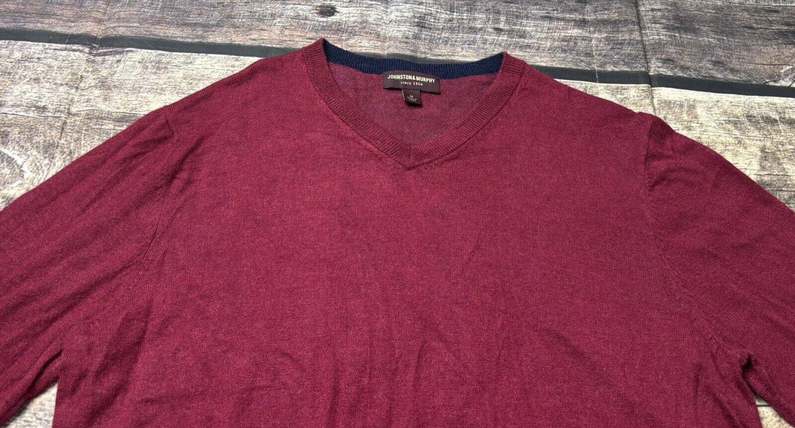 Johnston & Murphy Johnston & Murphy Sweater Men's Medium Silk Alpaca Blend Size US M / EU 48-50 / 2 - 5 Thumbnail