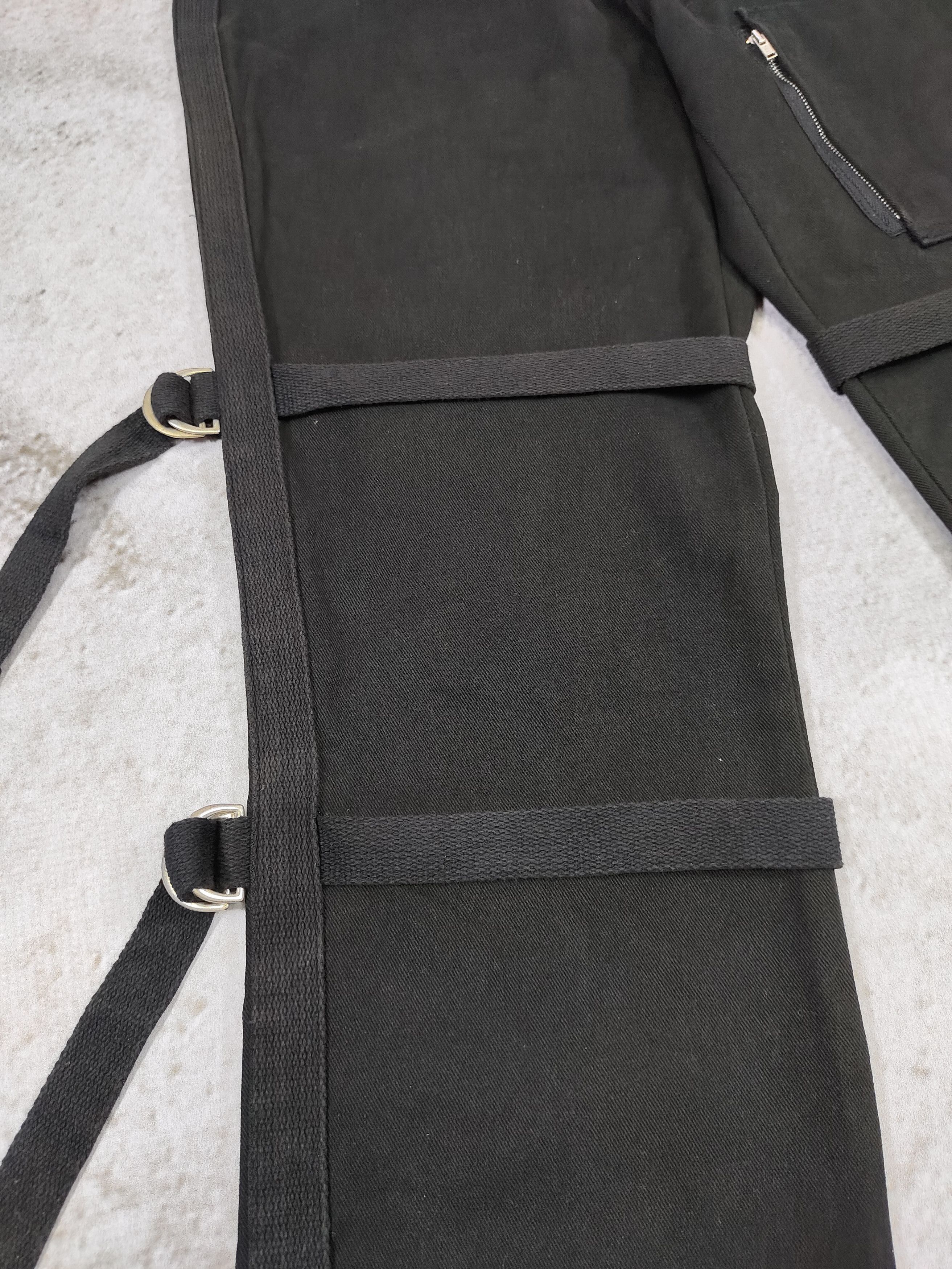 If Six Was Nine Lien- Bondage Tactical Strap Utility Pants with Ankle Zips Size US 32 / EU 48 - 5 Thumbnail