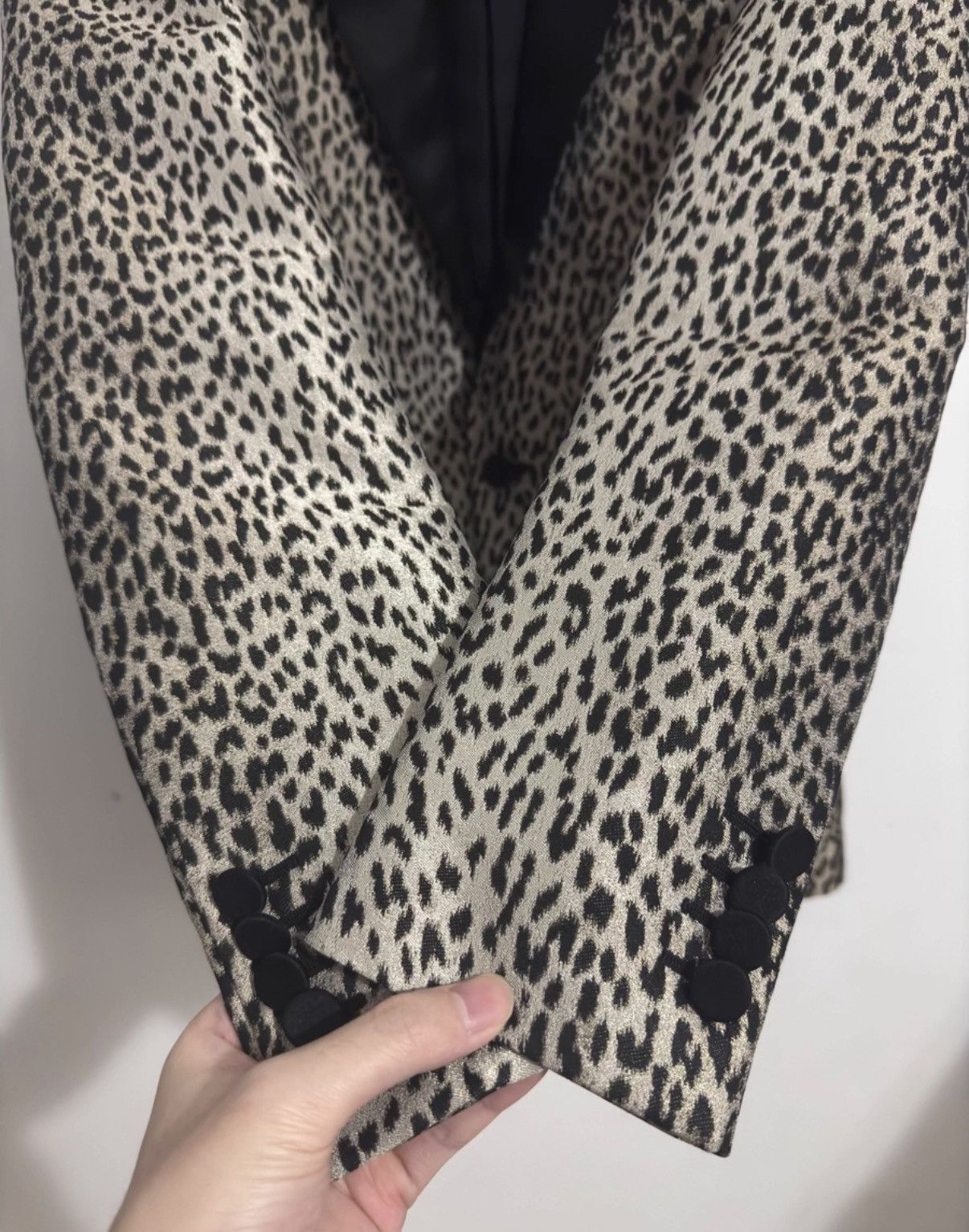 Saint Laurent Paris Saint Laurent 14SS Satin Peak Lapel Blazer Size US XS / EU 42 / 0 - 4 Thumbnail