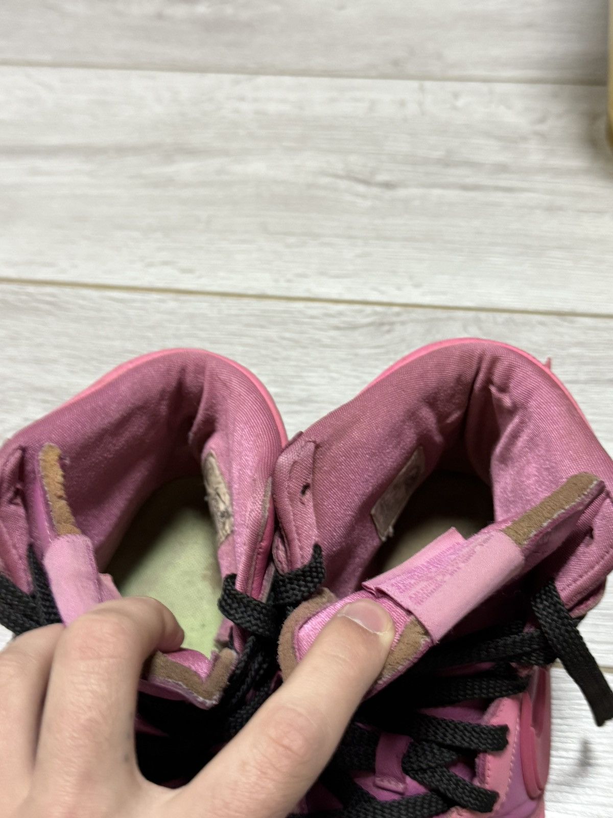 Ambush Design × Nike Nike Dunk x Ambush RARE pink high leather sneakers shoes Size US 8.5 / EU 41-42 - 8 Thumbnail