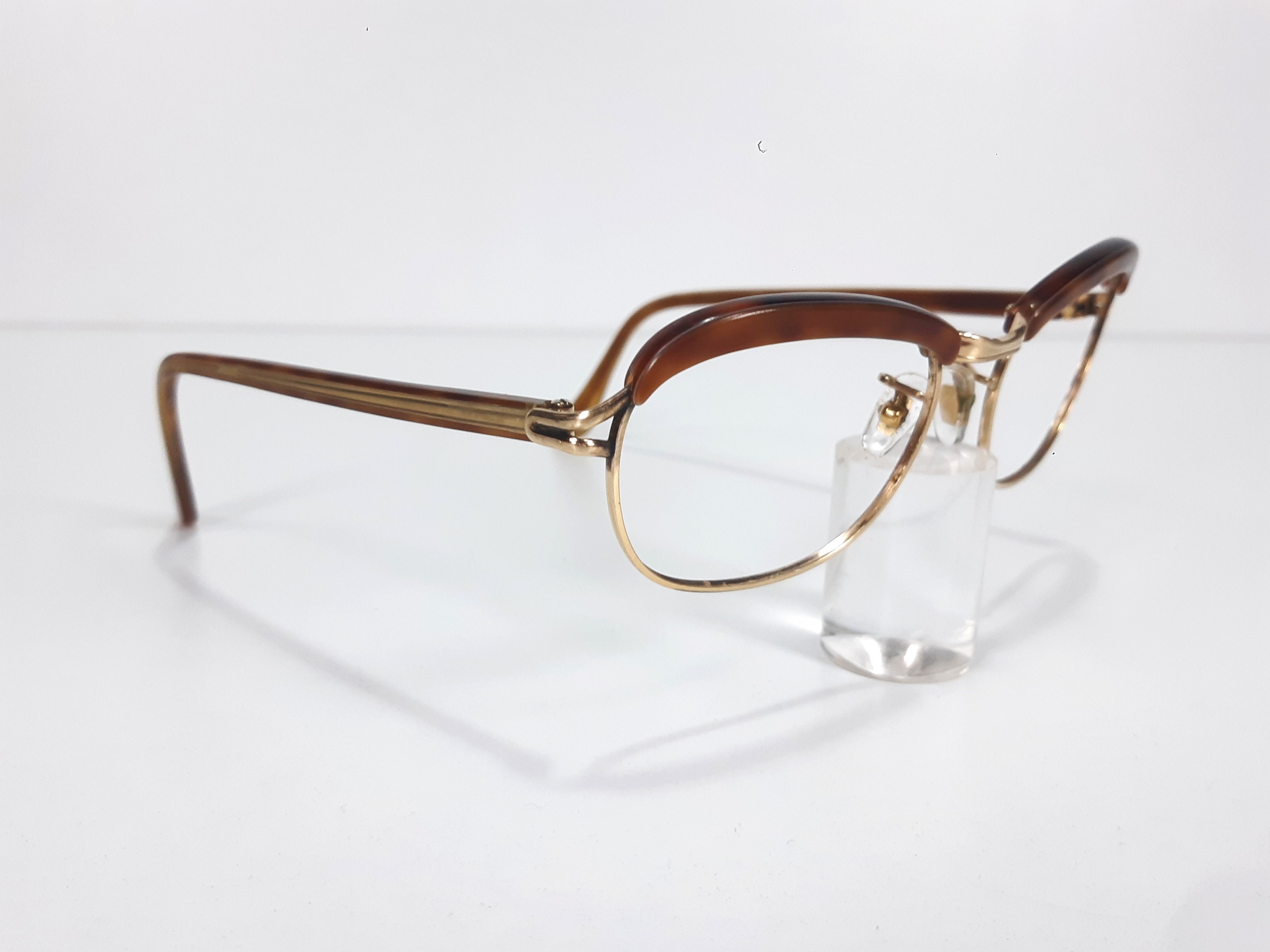 Other Vintage AMOR France Gold Filled Eyeglasses Frame Size ONE SIZE - 4 Thumbnail