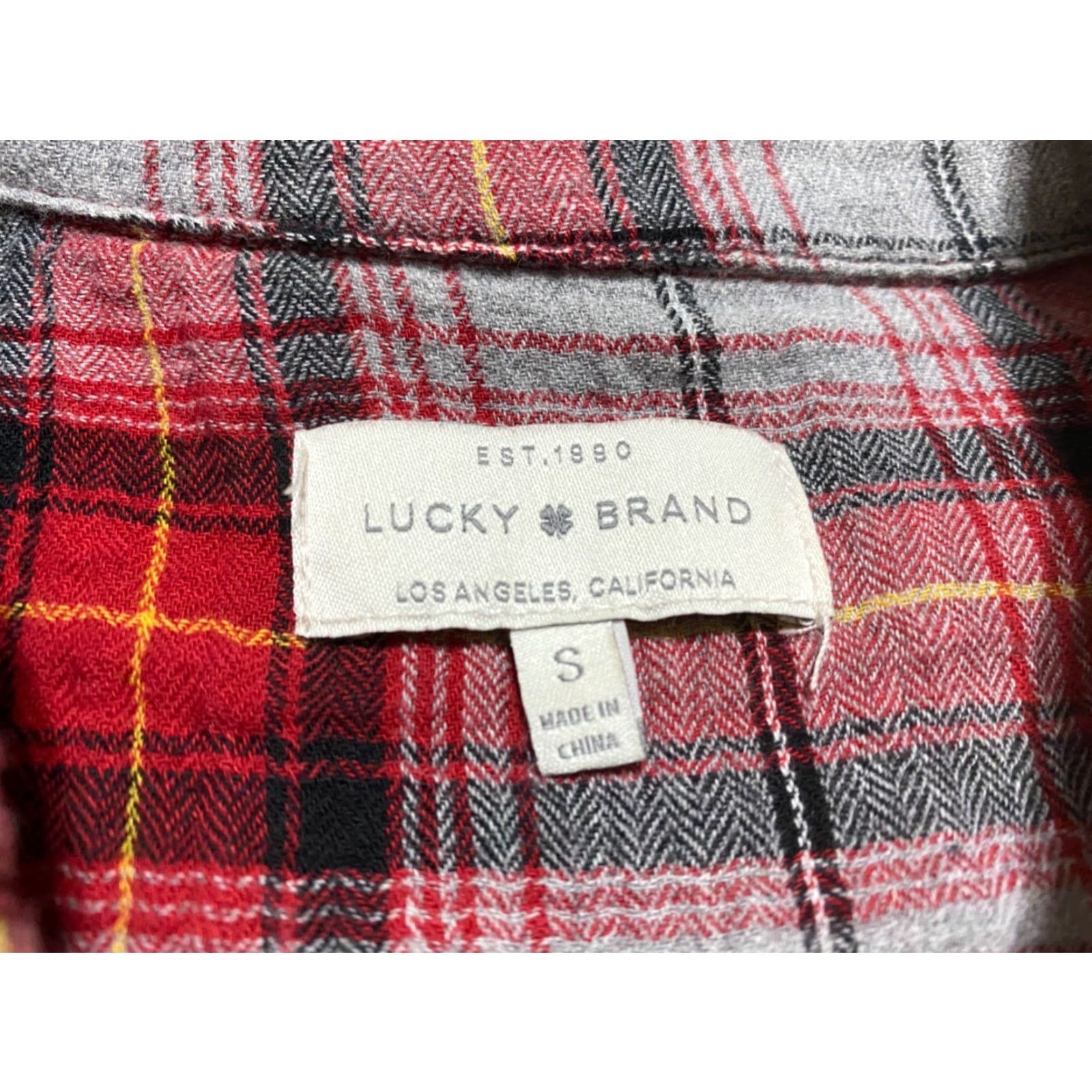 Lucky Brand Lucky Brand Shirt Womens Small Long Sleeve Button-Front Multicolor Plaid Cotton Women’s Shirt Size S / US 4 / IT 40 - 4 Thumbnail